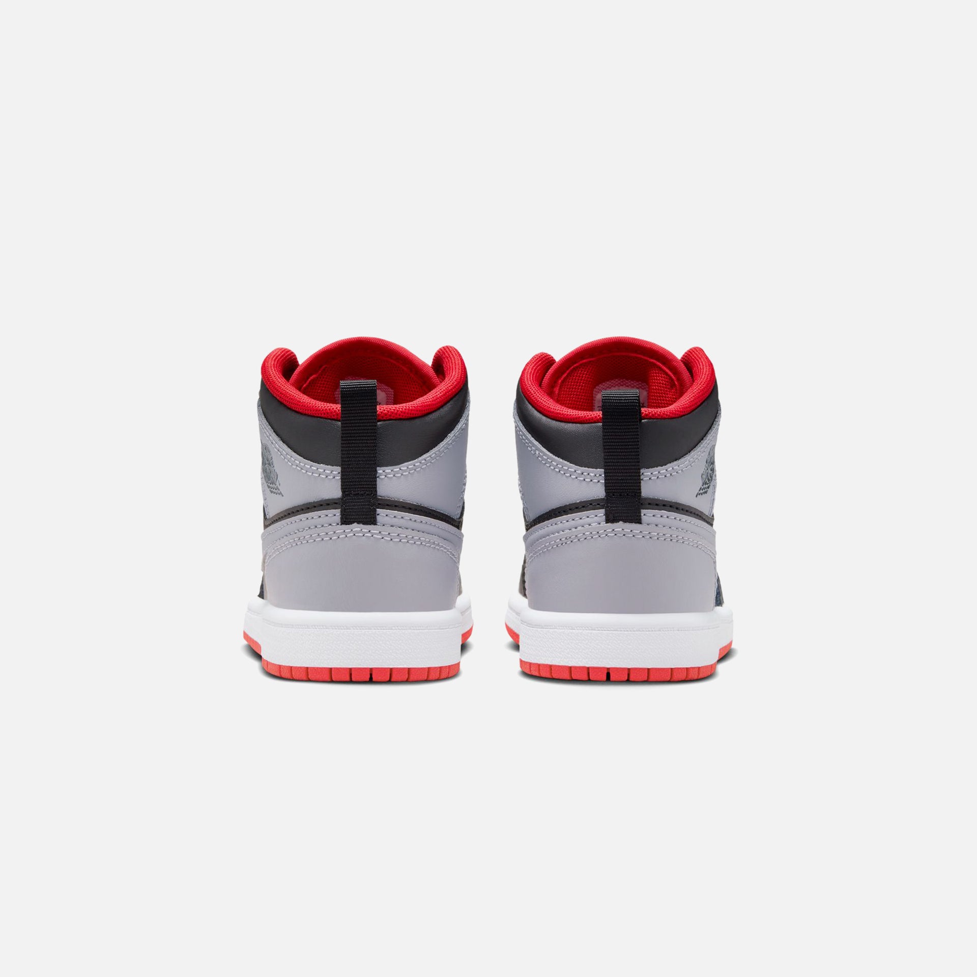 Jordan PS Air Jordan 1 Mid - Black / Cement Grey / Fire Red White