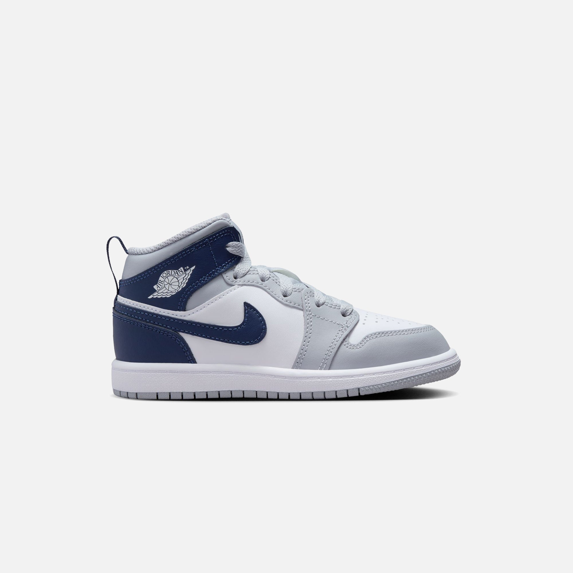 Nike Air Jordan Pre-School Air Jordan 1 Mid - White / Midnight Navy / –  Kith Europe