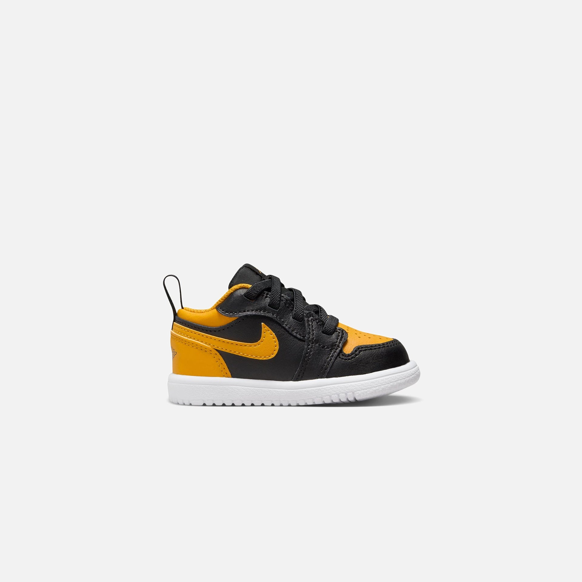 Nike TD Air Jordan 1 Low Alt - Black / Yellow Ochre / White