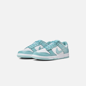 Nike Dunk Low Retro - White / Denim Turquoise