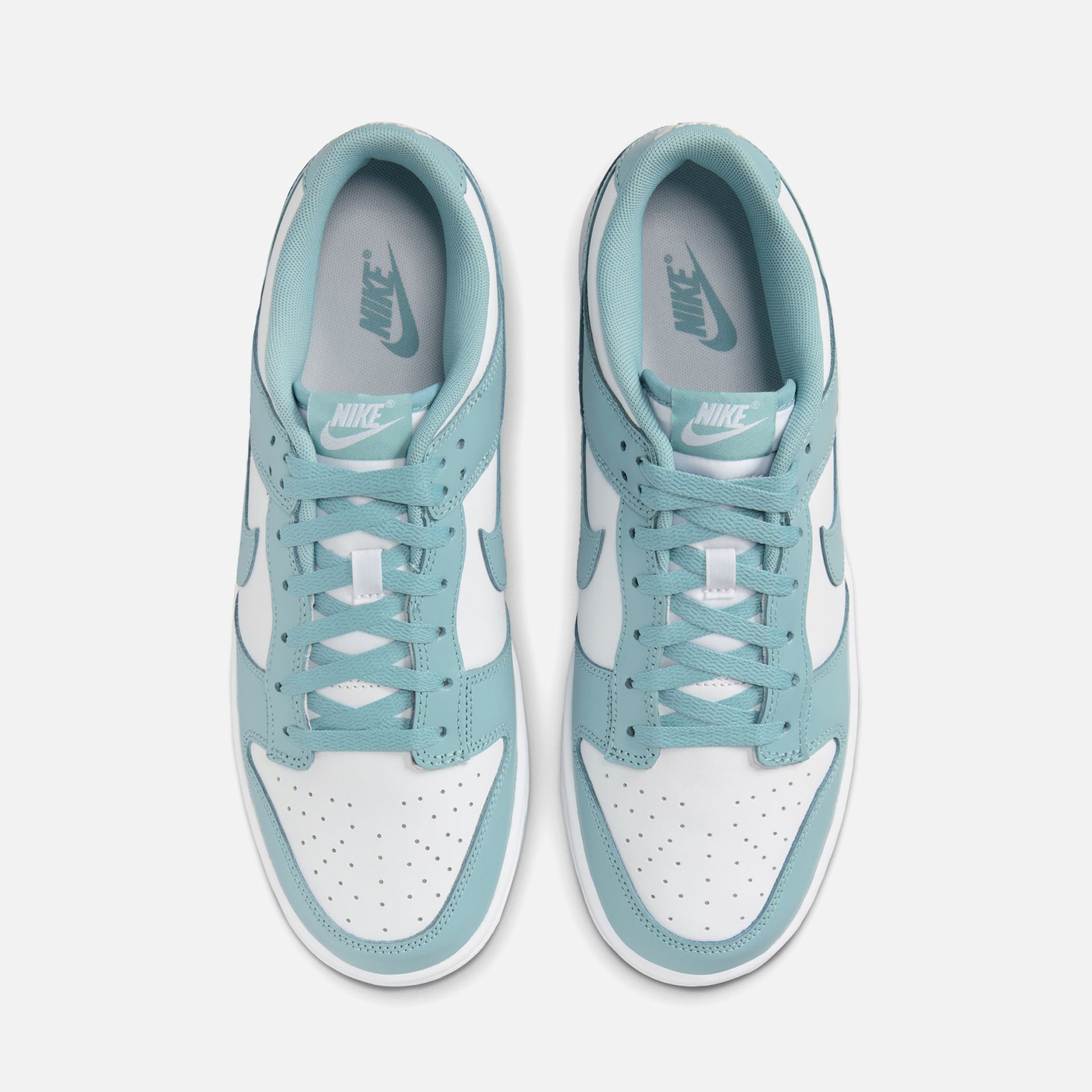 Nike Dunk Low Retro - White / Denim Turquoise