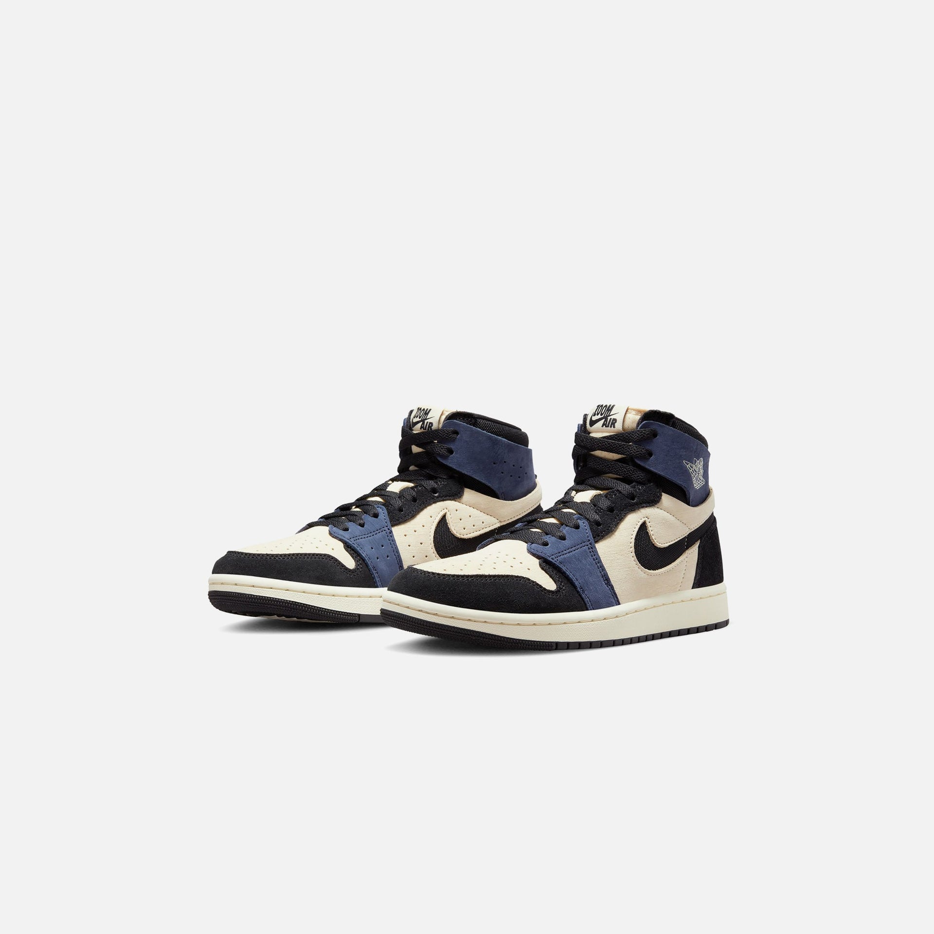 Nike WMNS Air Jordan 1 Zoom Air CMFT 2 - Muslin / Black / Blackened Blue