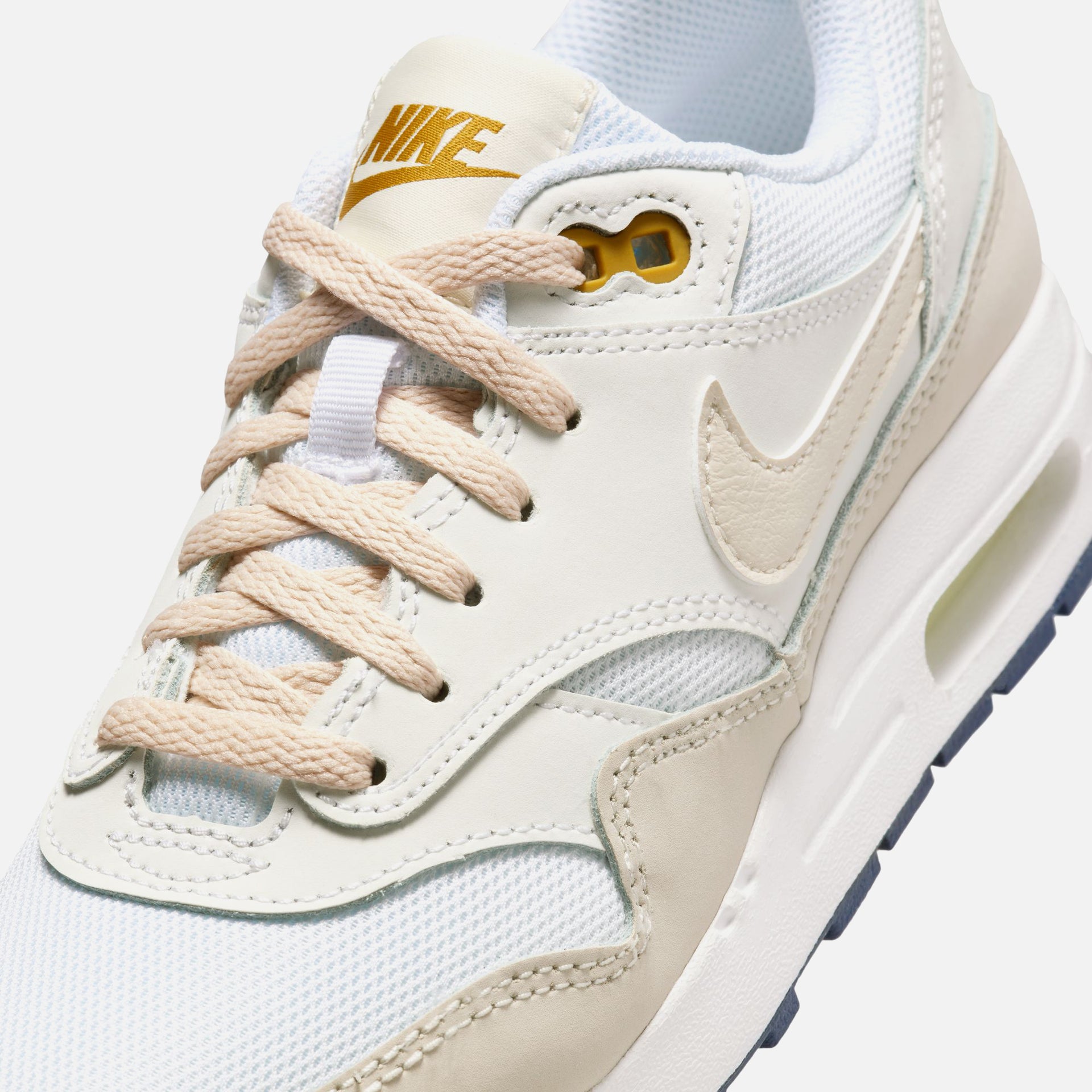 Nike Grade School Air Max 1 - White / Light Orewood / Brown / Bronzine