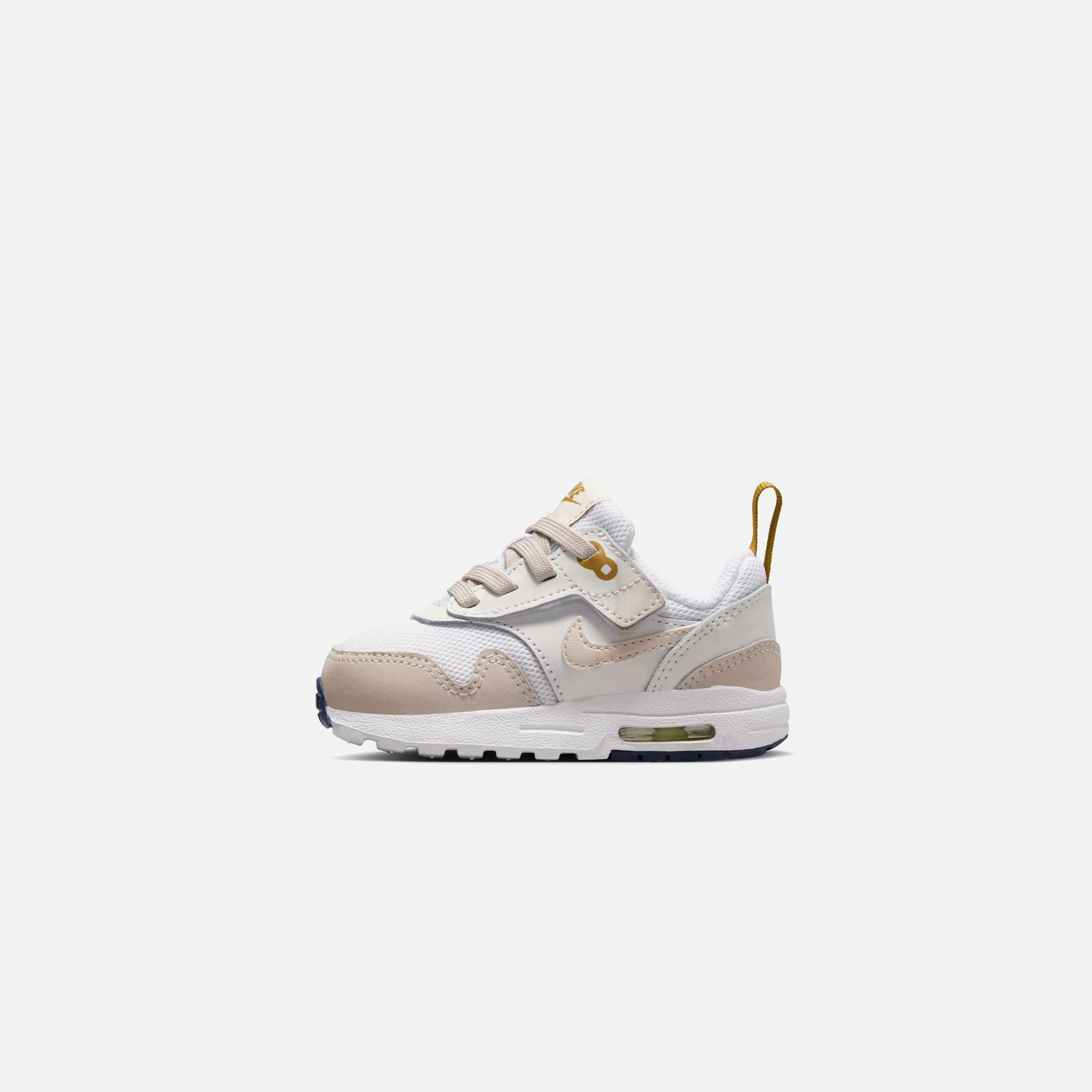 Nike Toddler Air Max 1 Easy On - White / Light Orewood / Brown / Bronzine