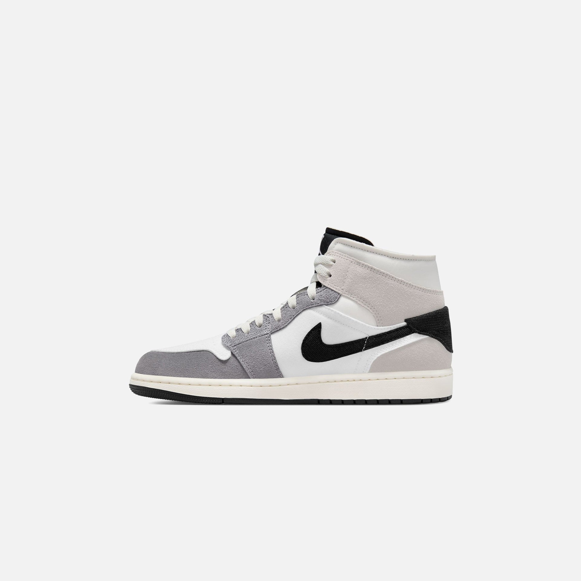 Nike Air Jordan 1 Mid SE Craft - Cement Grey / Black / White