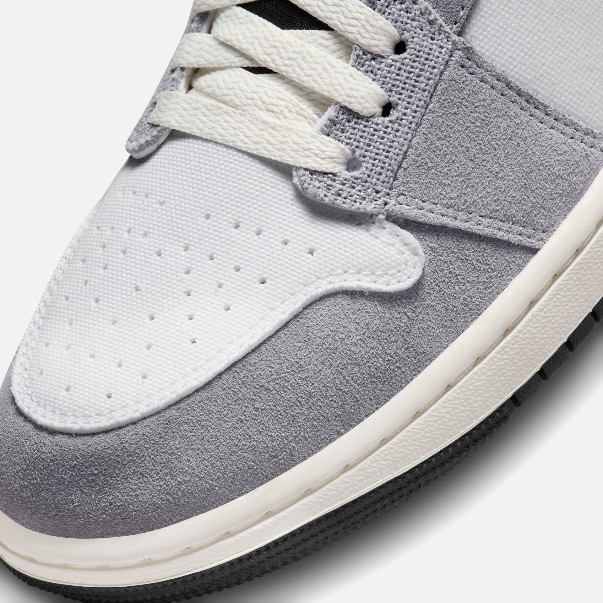 Nike Air Jordan 1 Mid SE Craft - Cement Grey / Black / White