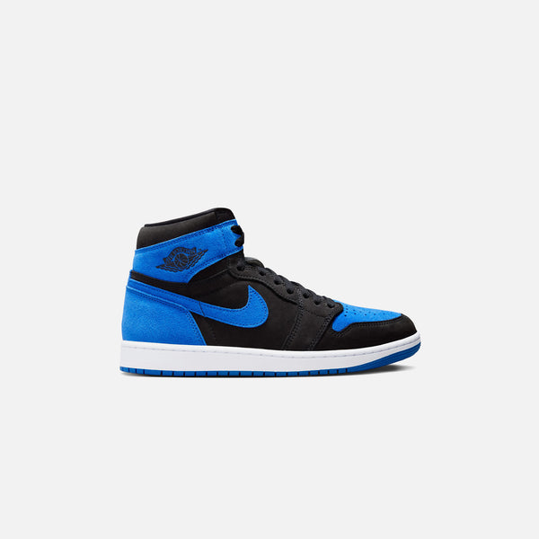 Nike air jordan blue and black sale