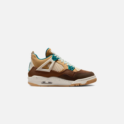 Nike GS Air Jordan 4 Retro - Cacao Wow / Geode Teal / Ale Brown