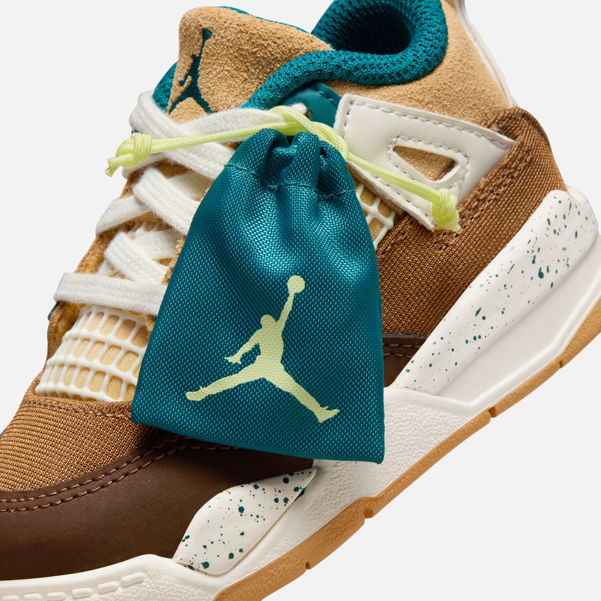 Jordan TD Air Jordan 4 Retro - Cacao Wow / Geode Teal / Ale Brown