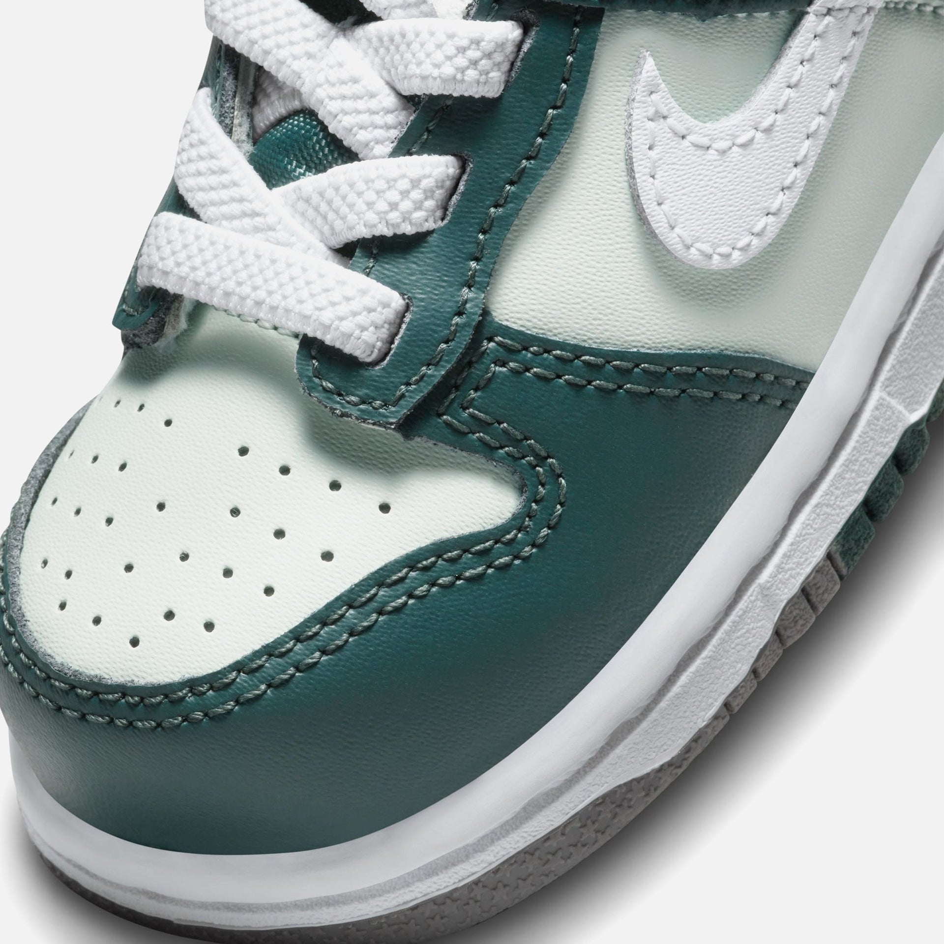 Nike Toddler Dunk Low - Deep Jungle / White / Light Silver