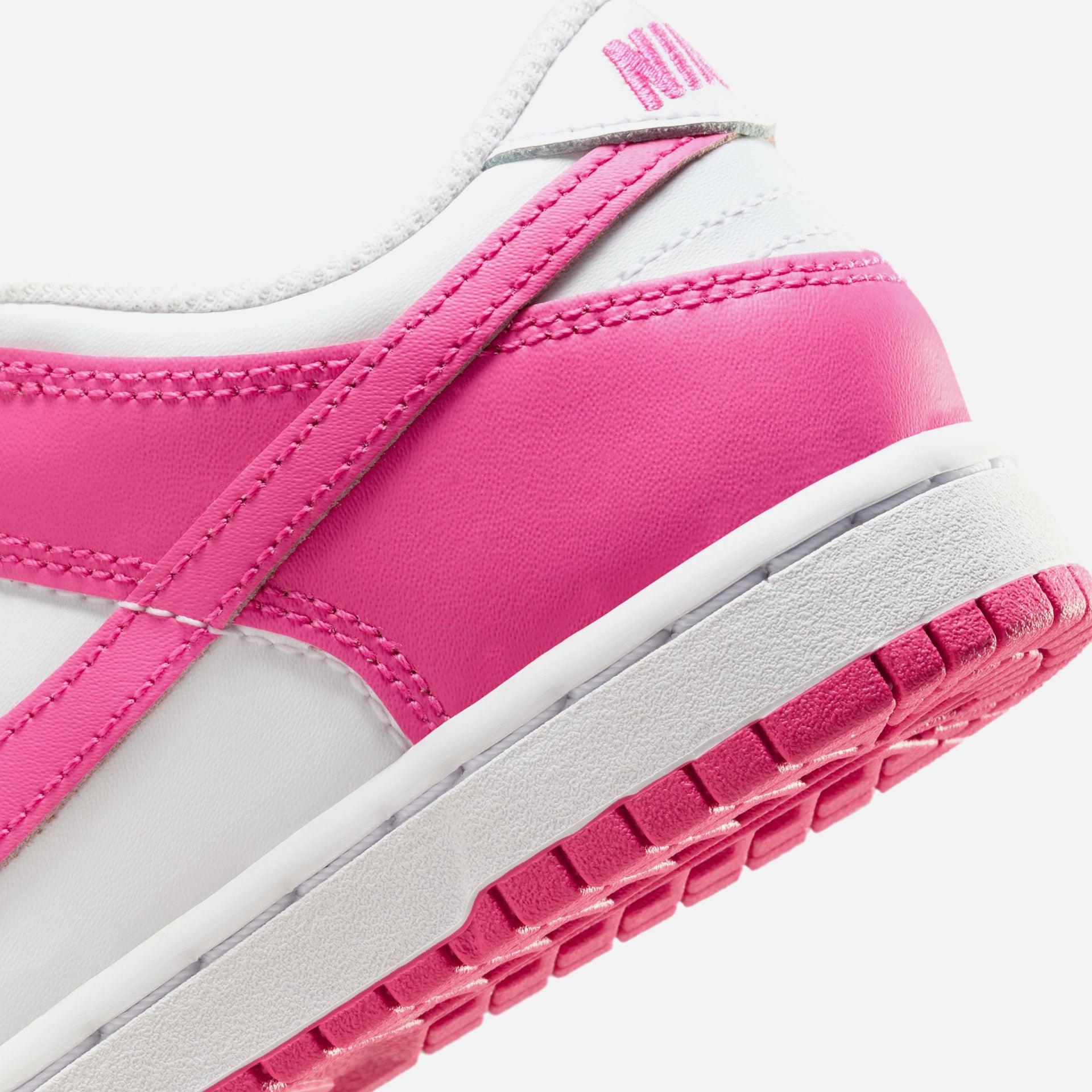 Nike PS Dunk Low - White / Laser Fuchsia