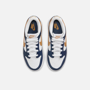 Nike PS Dunk Low - White / Wheat / Midnight Navy