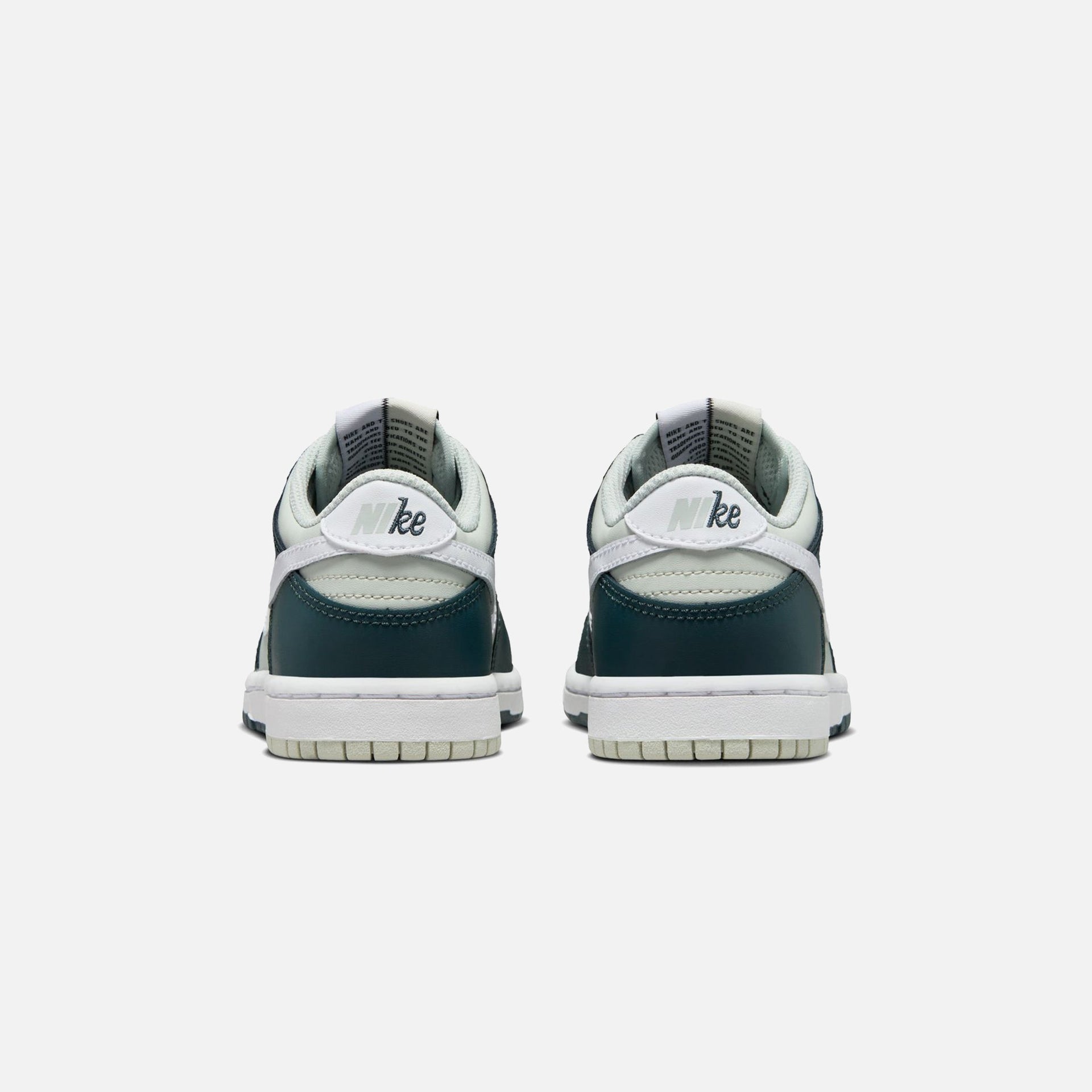 Nike Pre-School Dunk Low - Deep Jungle / White / Light Silver