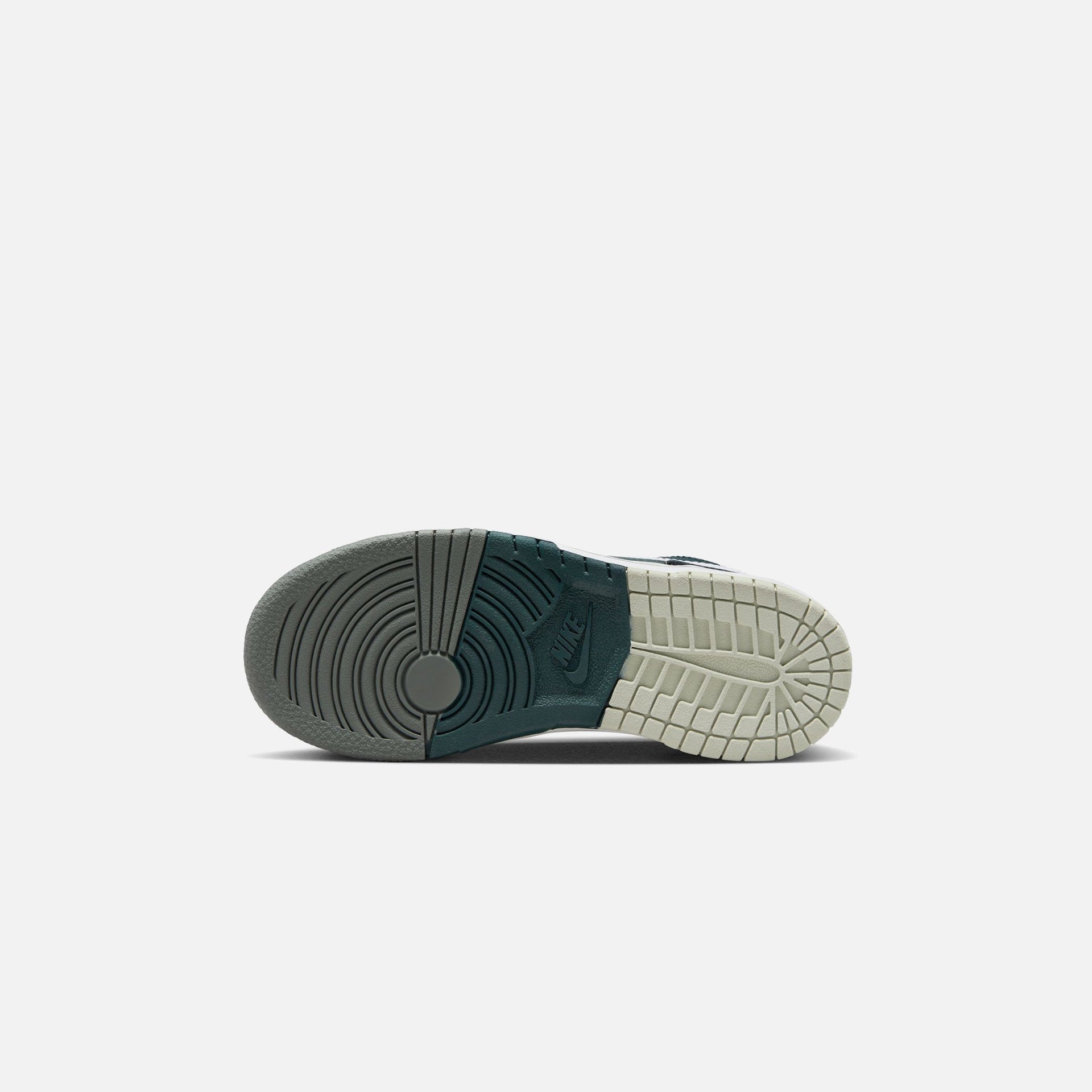 Nike Pre-School Dunk Low - Deep Jungle / White / Light Silver