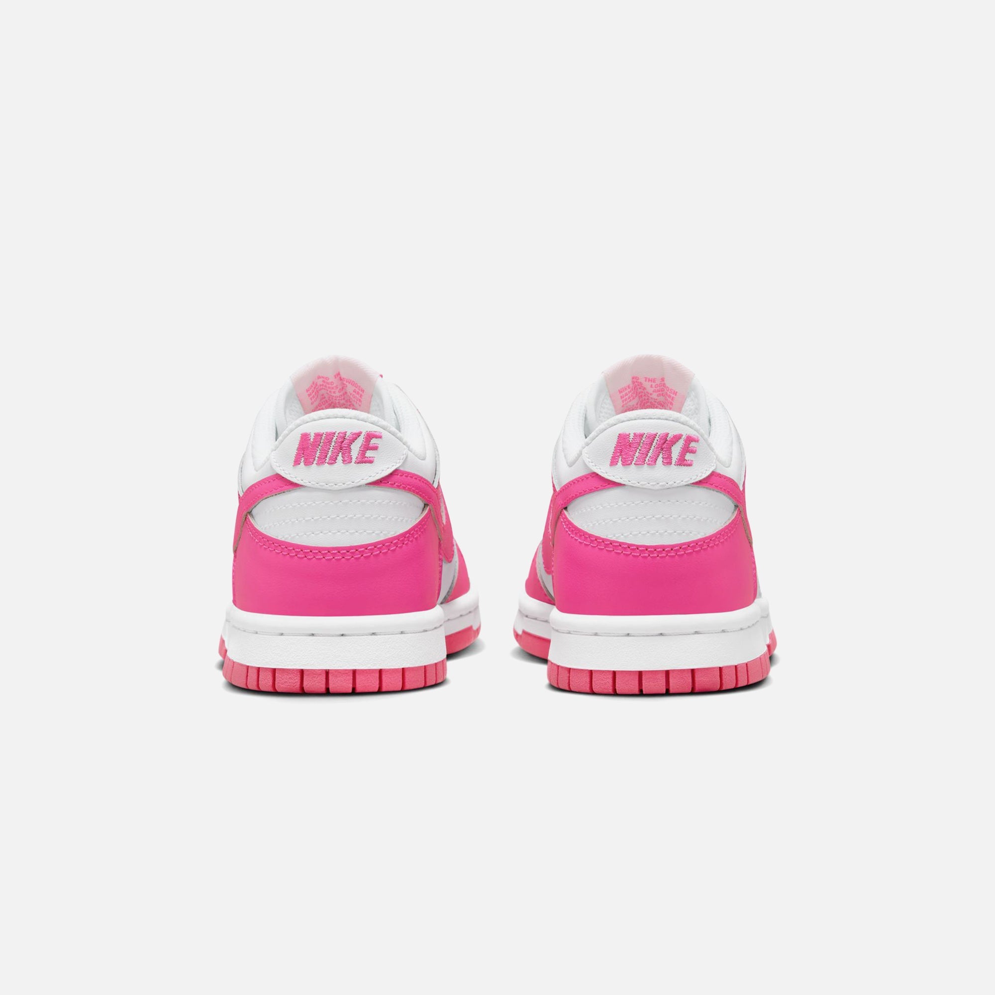 Nike GS Dunk Low - White / Laser Fuchsia – Kith Europe