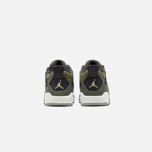 Nike TD Air Jordan 4 SE Craft - Medium Olive / Pale Vanilla / Khaki / Black-Sail