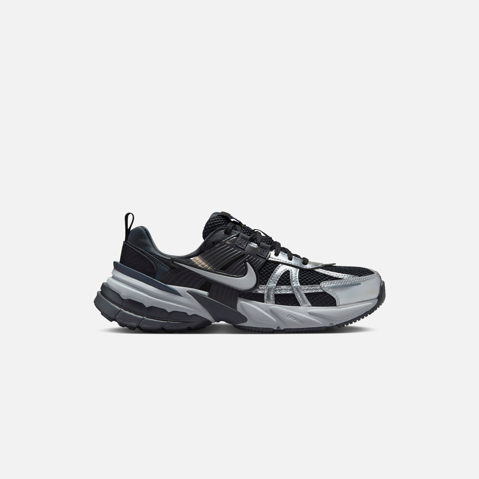 Nike WMNS V2K Run Black Metallic Silver Anthracite Kith Europe