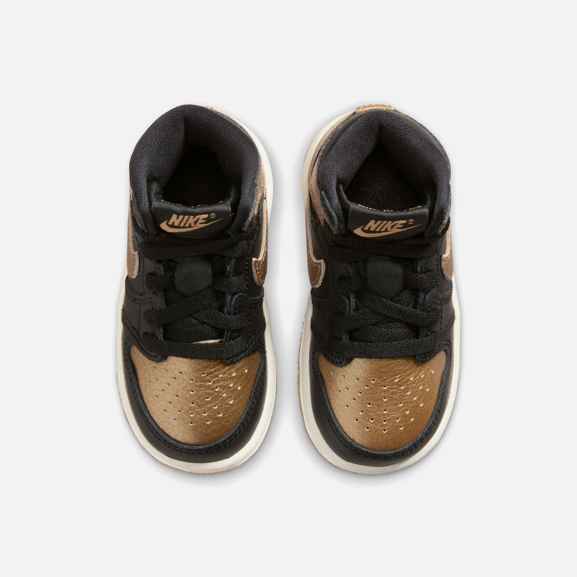 Jordan TD Air Jordan 1 Retro High OG - Black / Metallic Gold