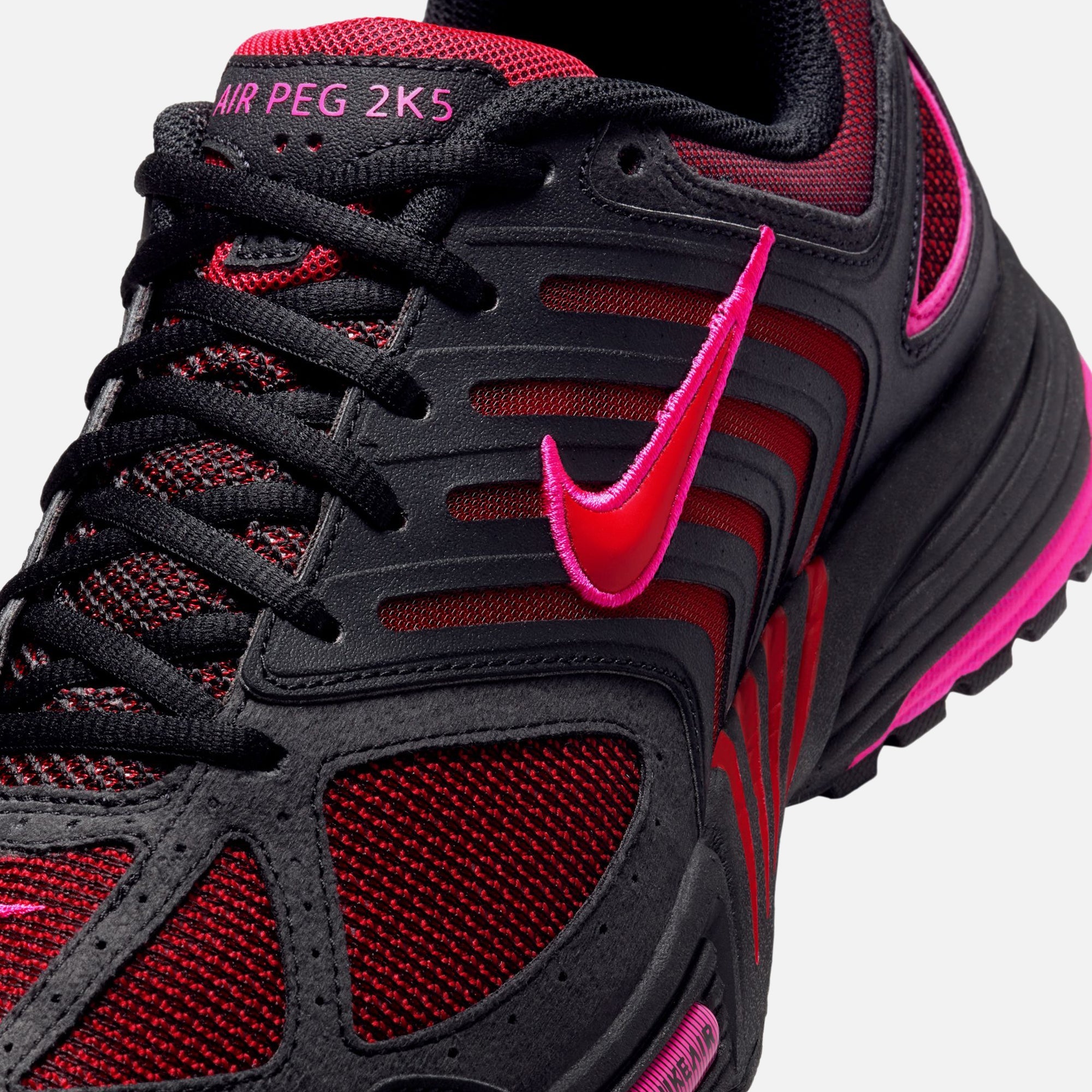 Nike Air Pegasus 2K5 - Black / Fire Red / Fierce Pink – Kith