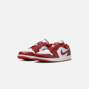 Nike Air Jordan 1 Low Se - White / Dune Red / Lobster Sail
