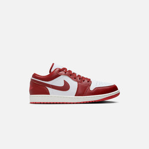 Nike Air Jordan 1 Low Se - White / Dune Red / Lobster Sail – Kith