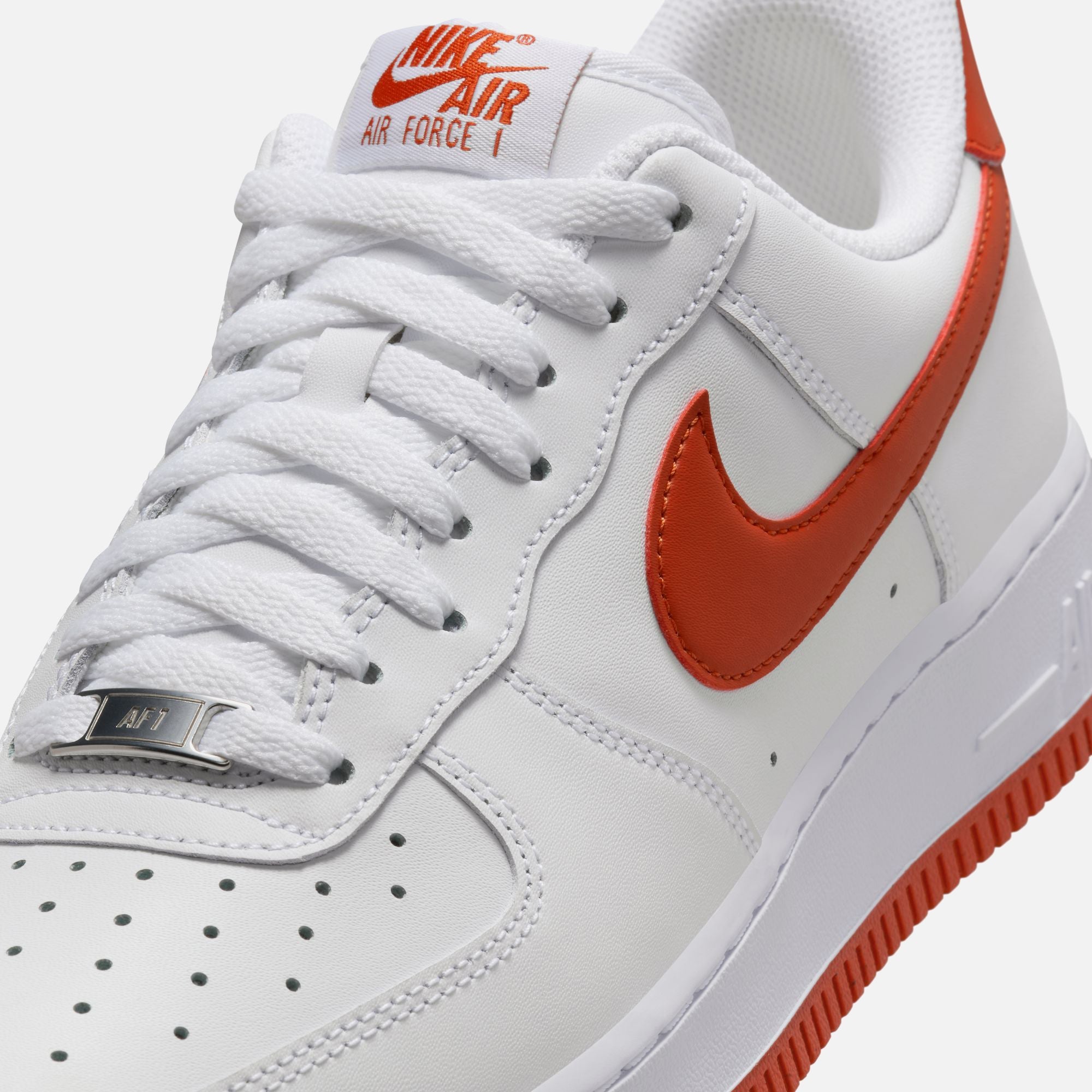 Nike Air Force 1 '07 - White / Dragon Red / White – Kith Europe