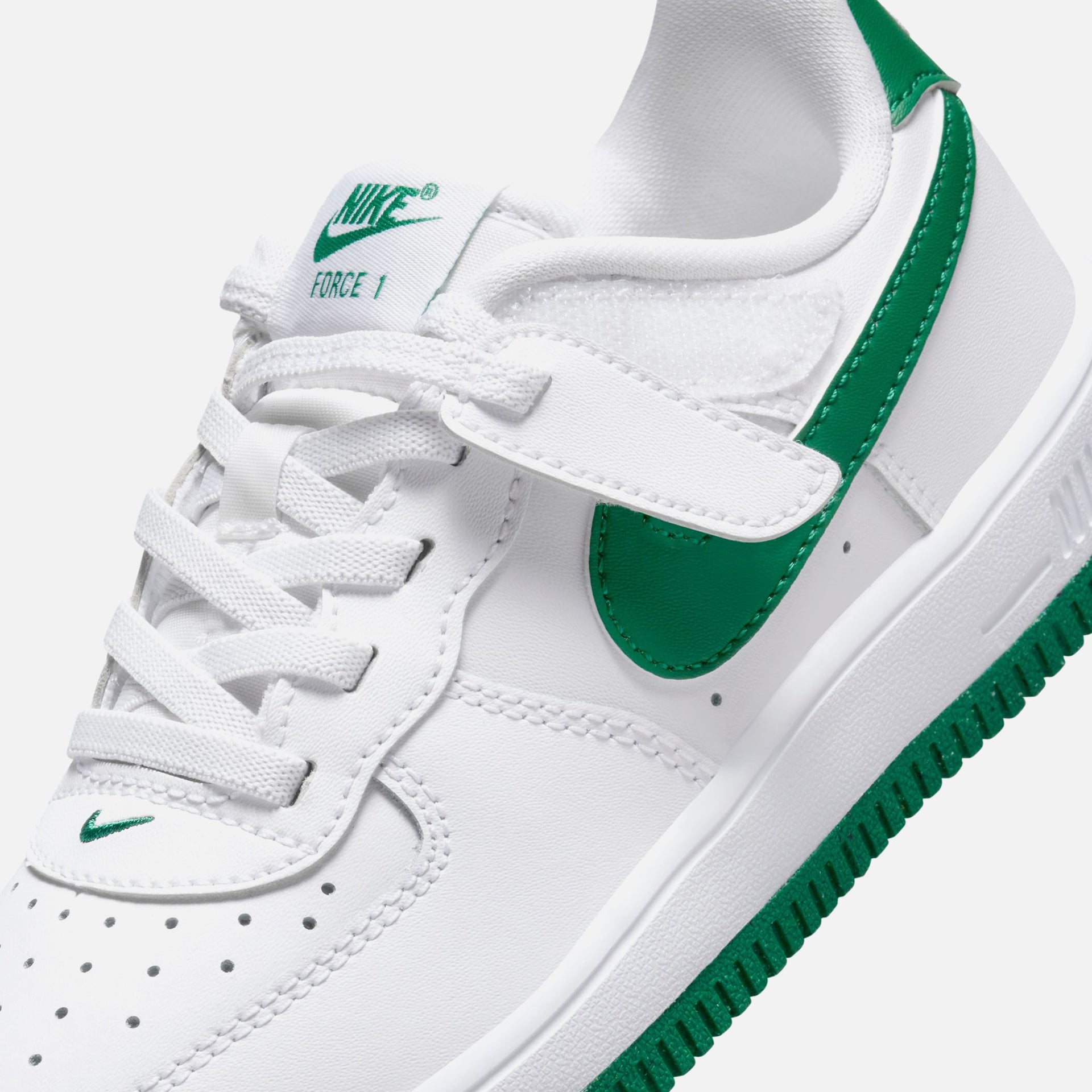 Nike PS Air Force 1 Low EasyOn - White / Malachite / White