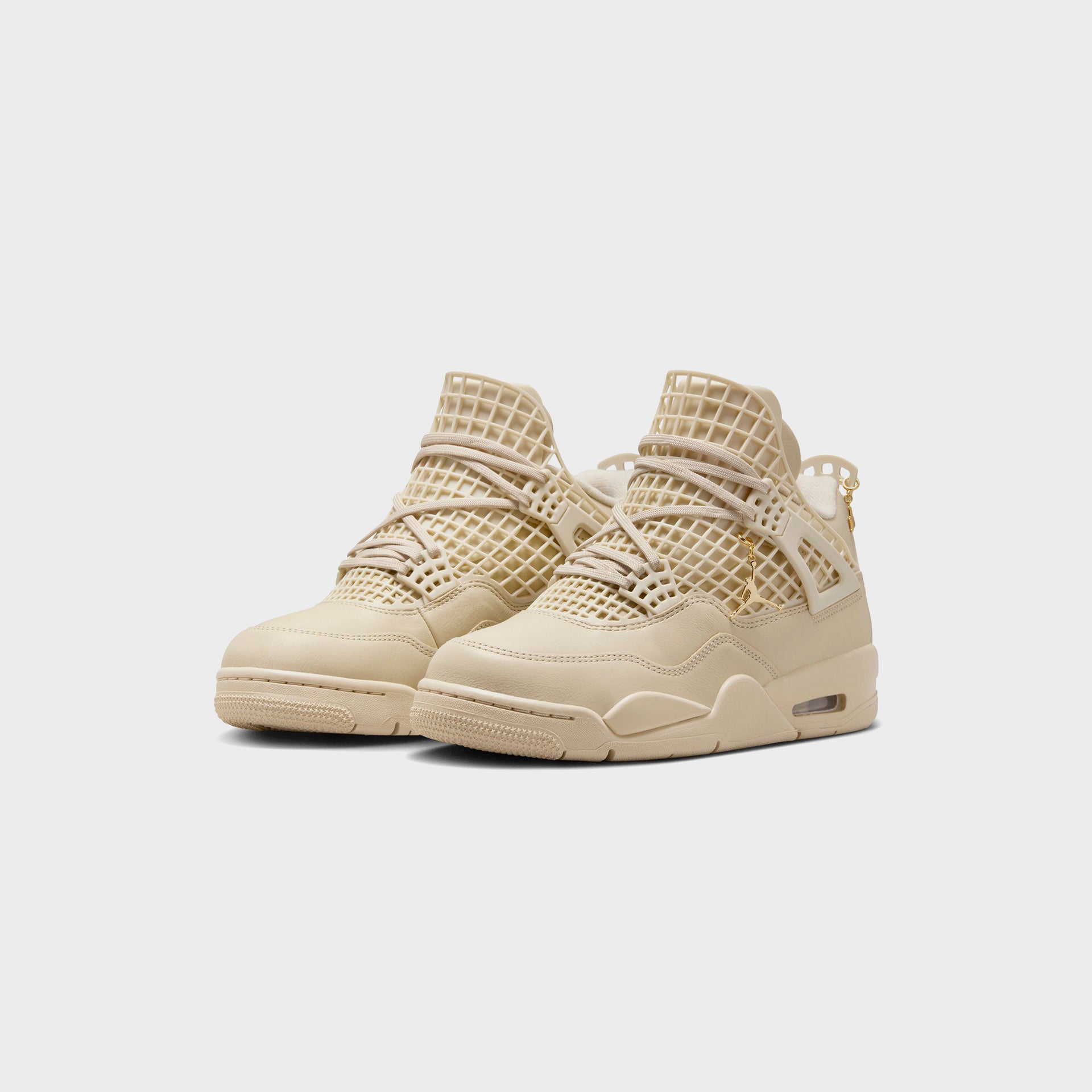 Nike Women's Air Jordan 4 - Net Rattan / Rattan / Metallic Gold