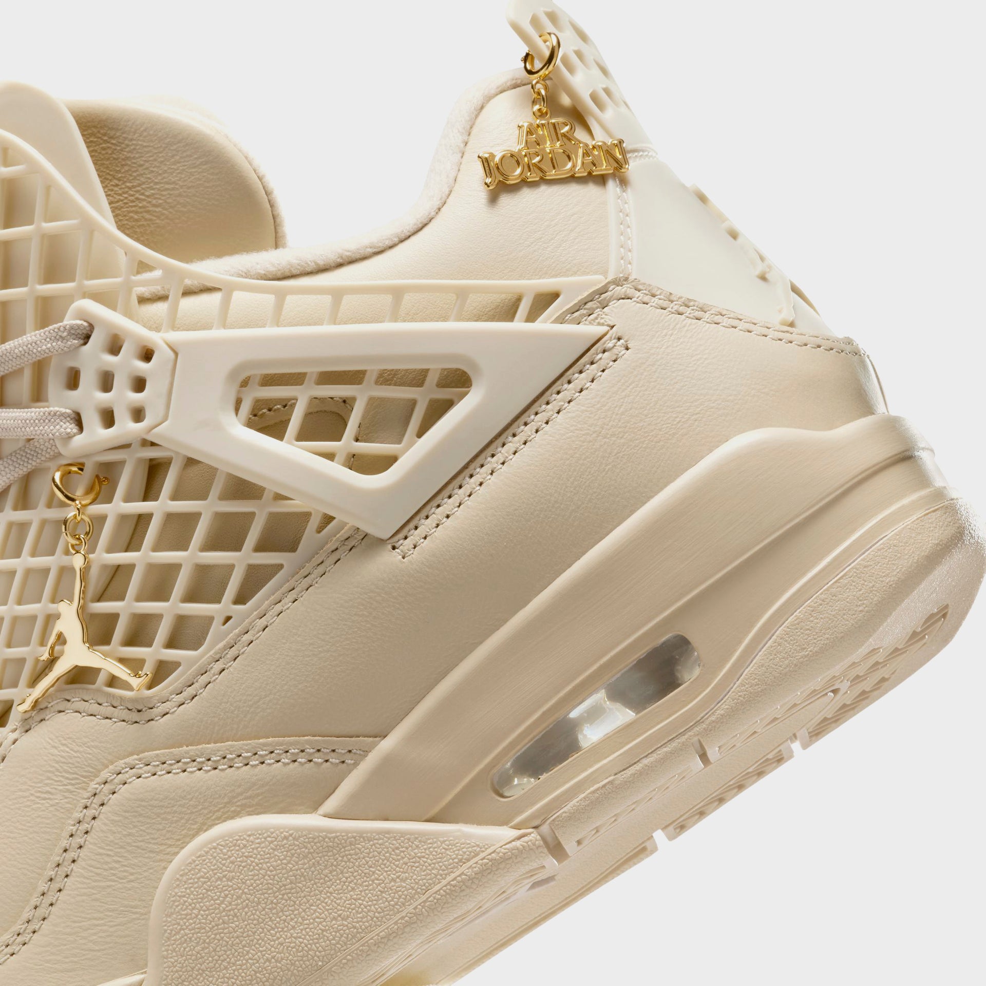 Nike Women's Air Jordan 4 - Net Rattan / Rattan / Metallic Gold
