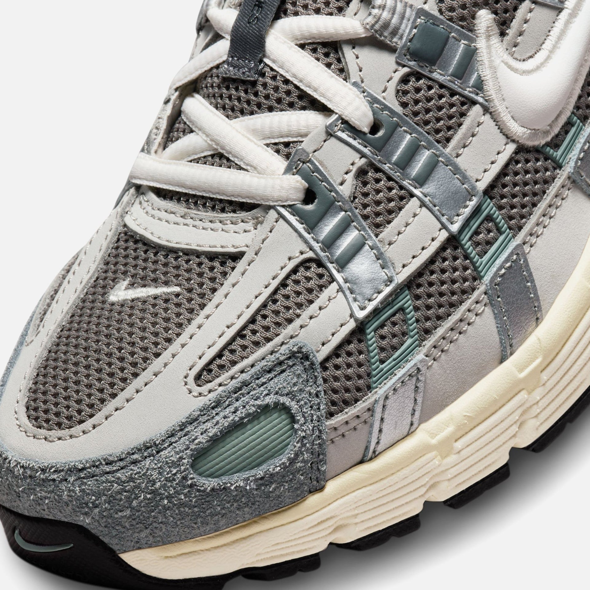 Nike P-6000 - Flat Pewter / White / LT Iron Ore