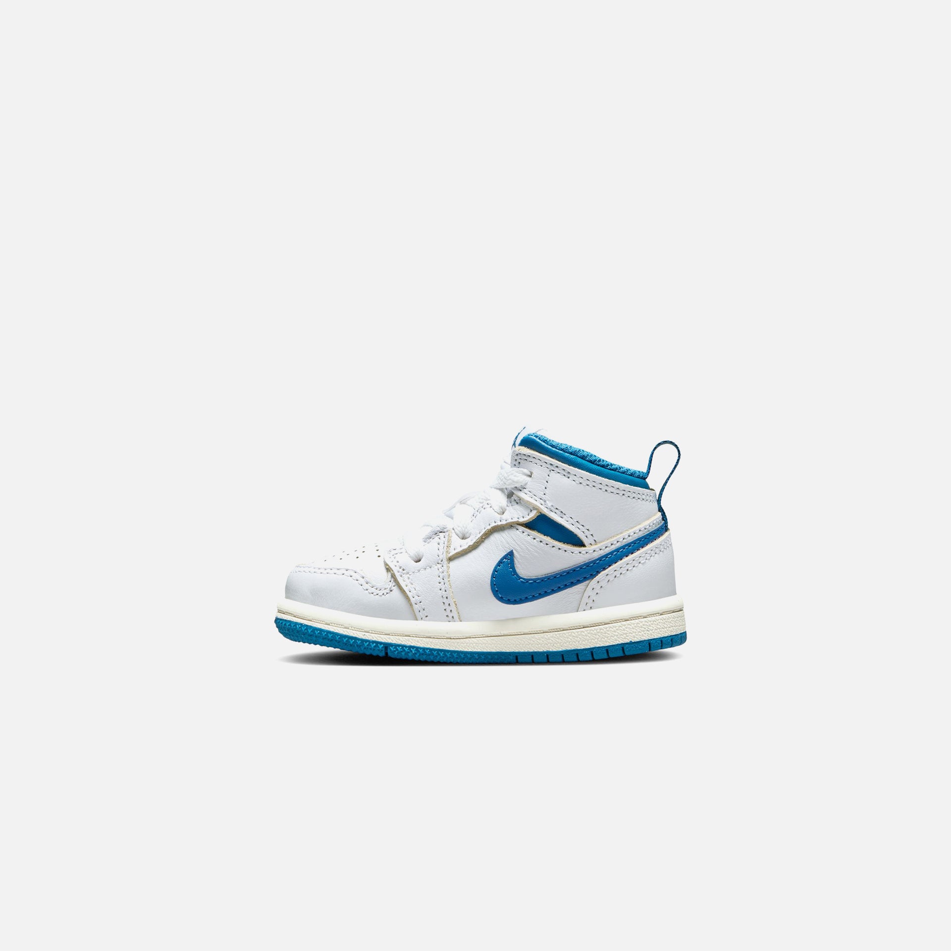 Jordan TD Jordan 1 Mid SE - White / Industrial Blue / Sail