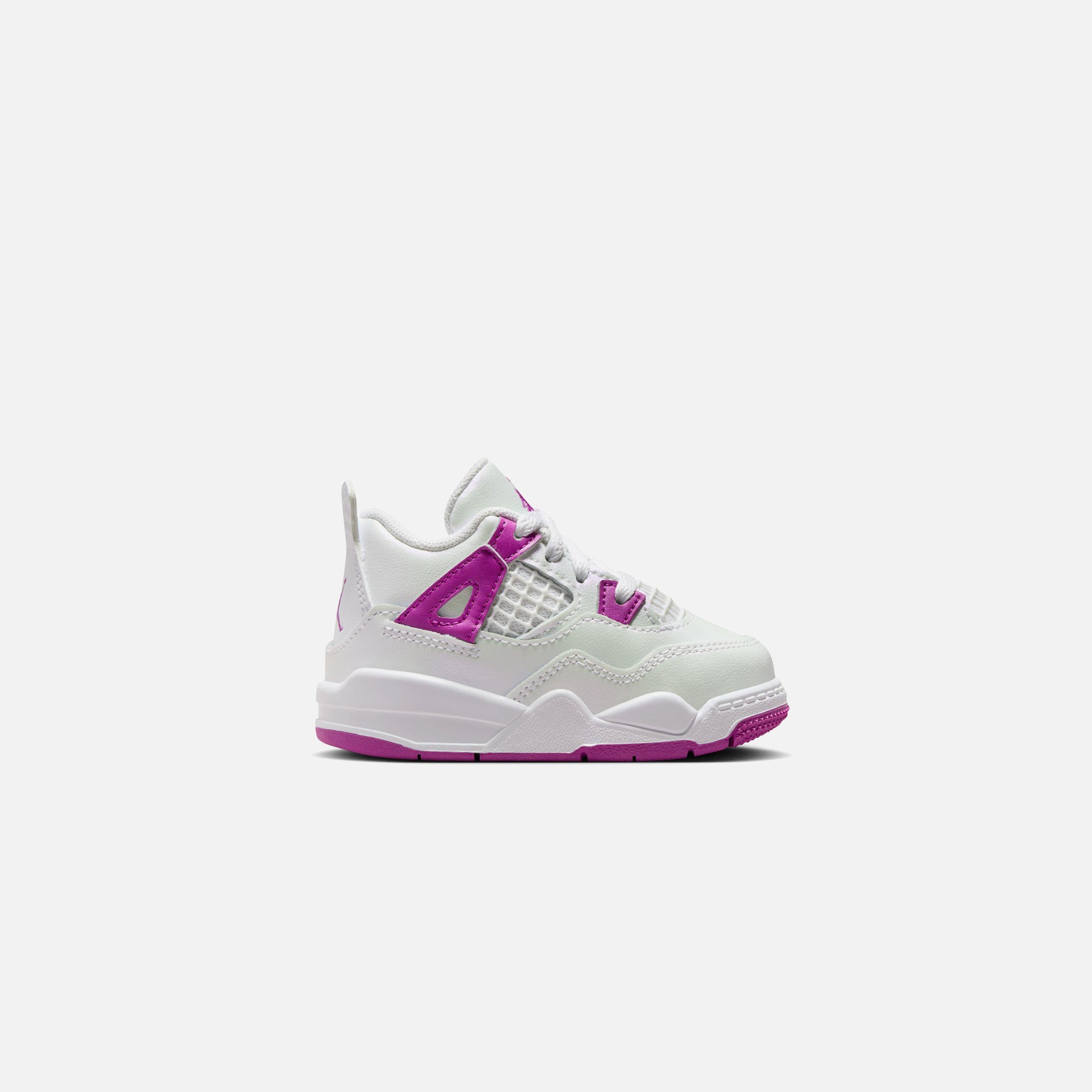 Nike TD Air Jordan 4 Retro - White / Hyper Violet