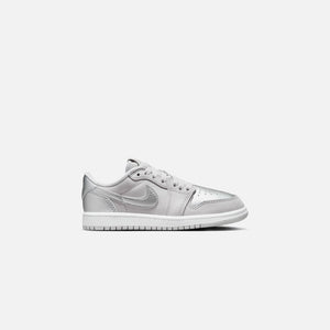 Nike PS Air Jordan 1 Low OG - Neutral Grey / Metallic Silver / White