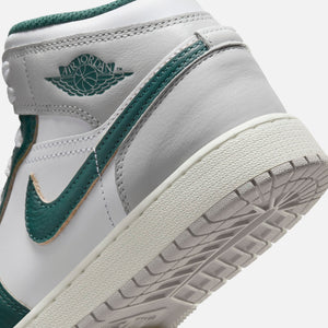 Jordan GS Air Jordan 1 Mid SE - White / Oxidized Green Sail