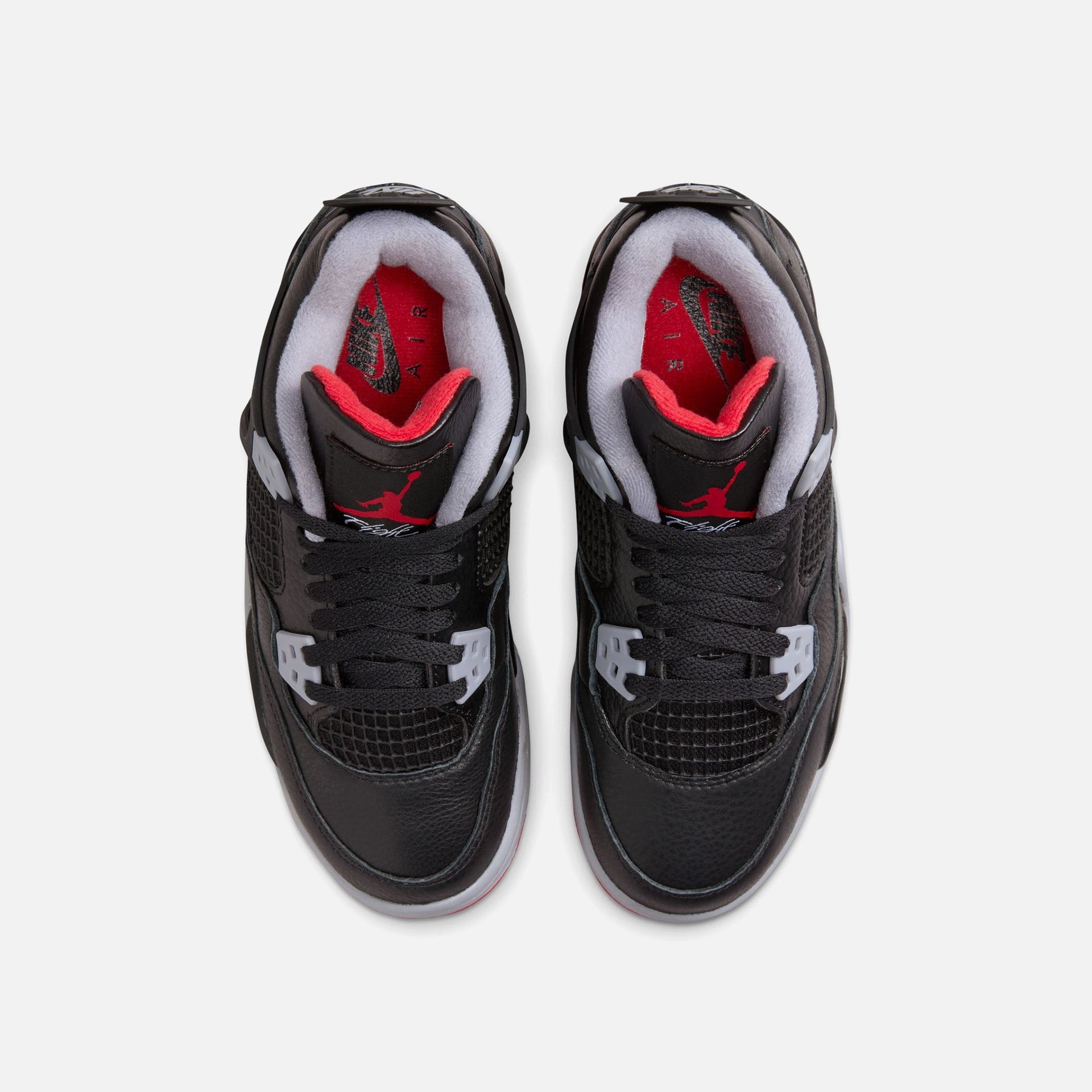 Jordan GS Air Jordan 4 Retro - Black / Fire Red / Cement Grey / Summit White