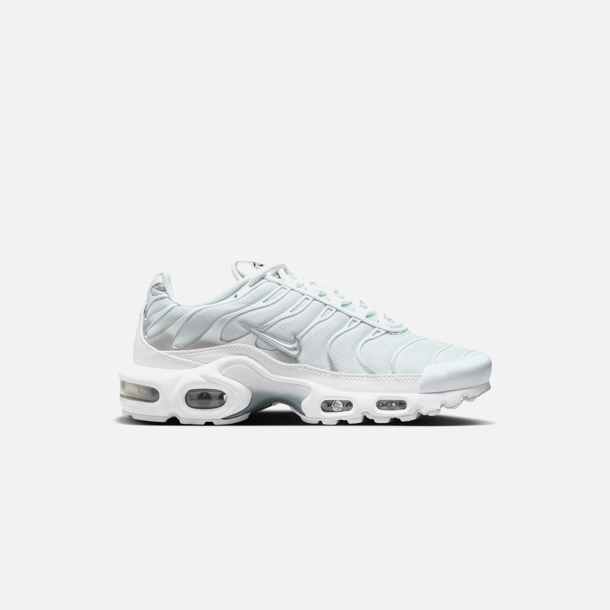 Air max fashion white silver