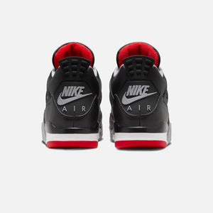 Nike Air Jordan 4 Retro - Black / Fire Red / Cement Grey / Summit White