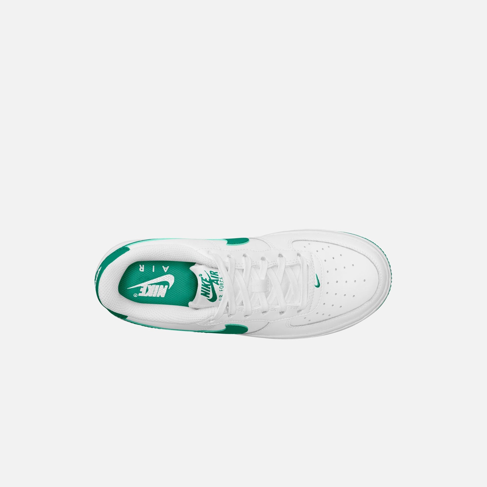 Nike GS Air Force 1 LV8 - White / Malachite / White