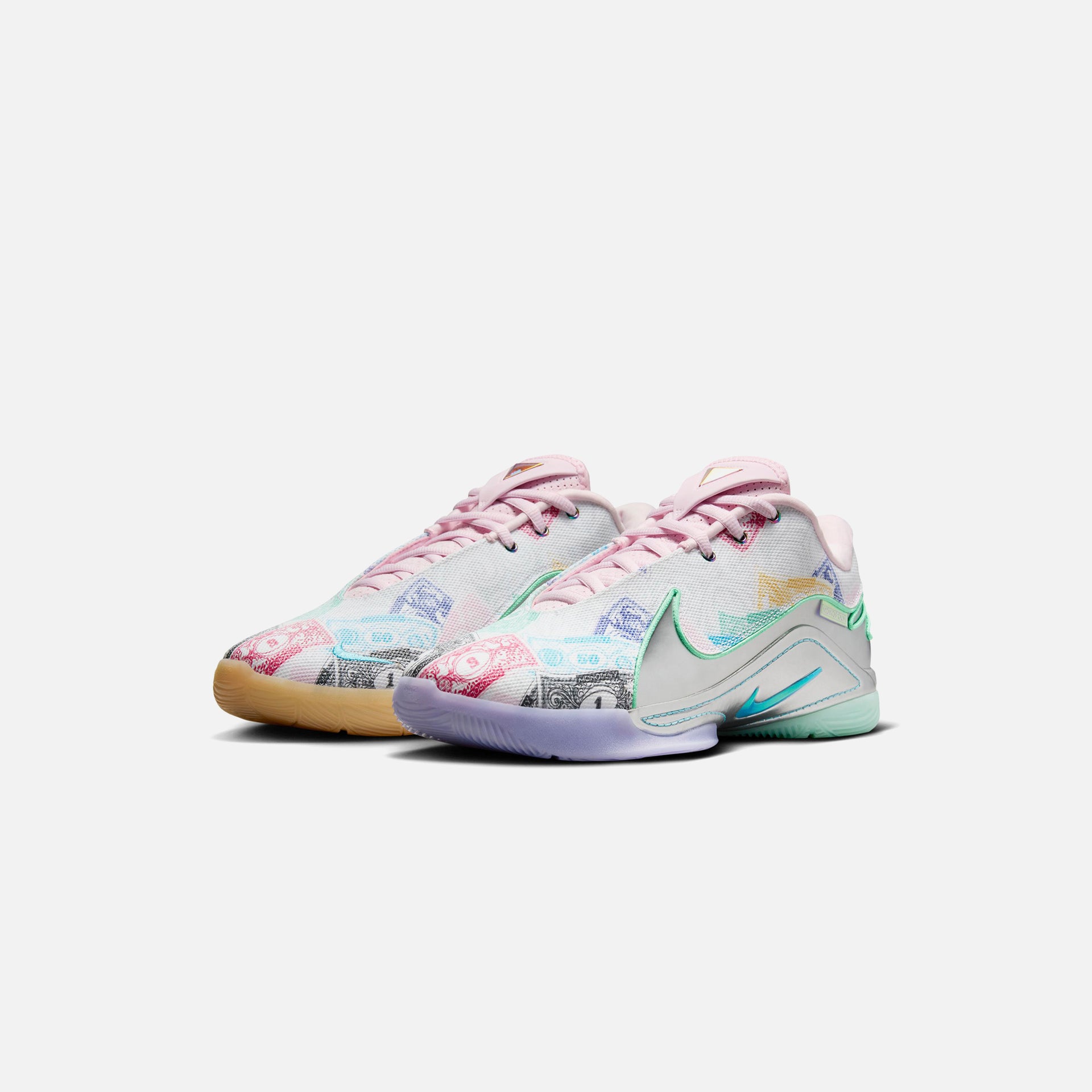 Nike Lebron XXII QS - White / Baltic Blue / Green Glow / Pink