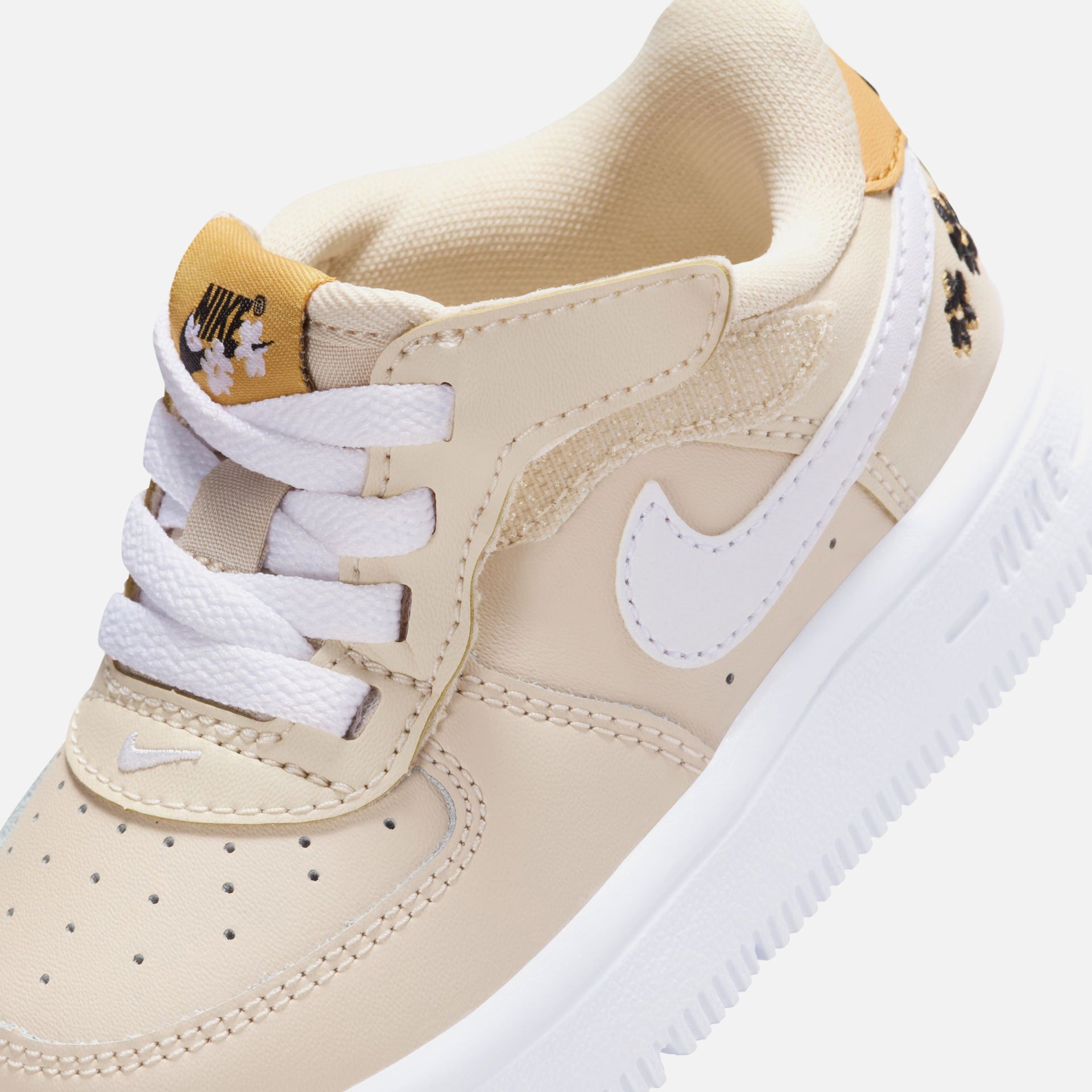 Nike Toddler Force 1 Low SE EasyOn - Sand Drift / White / Twine / Black