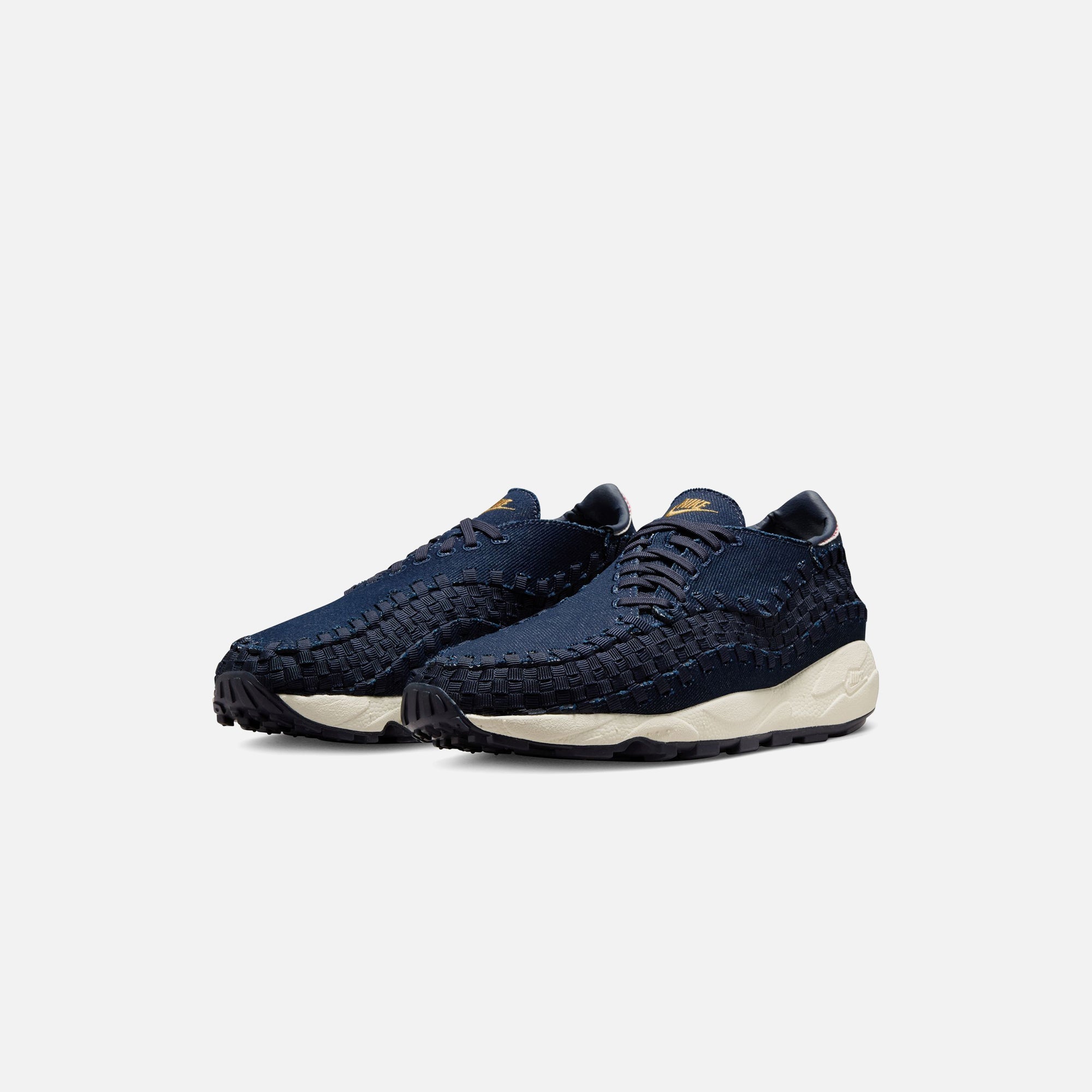 スニーカー NIKE Woman Sneakers Denim HF1759 400 Nike WMNS Air Footscape Woven - Denim / Wheat Gold