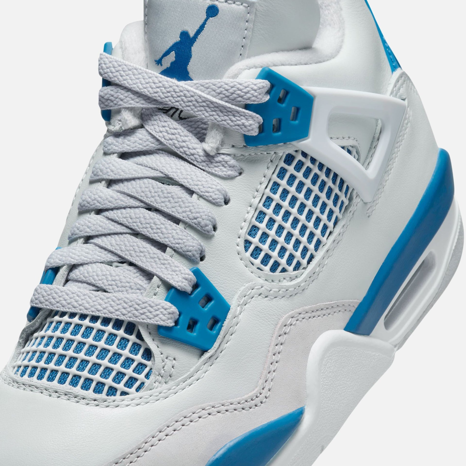 Jordan GS Air Jordan 4 Retro - Off White / Military Blue / Neutral