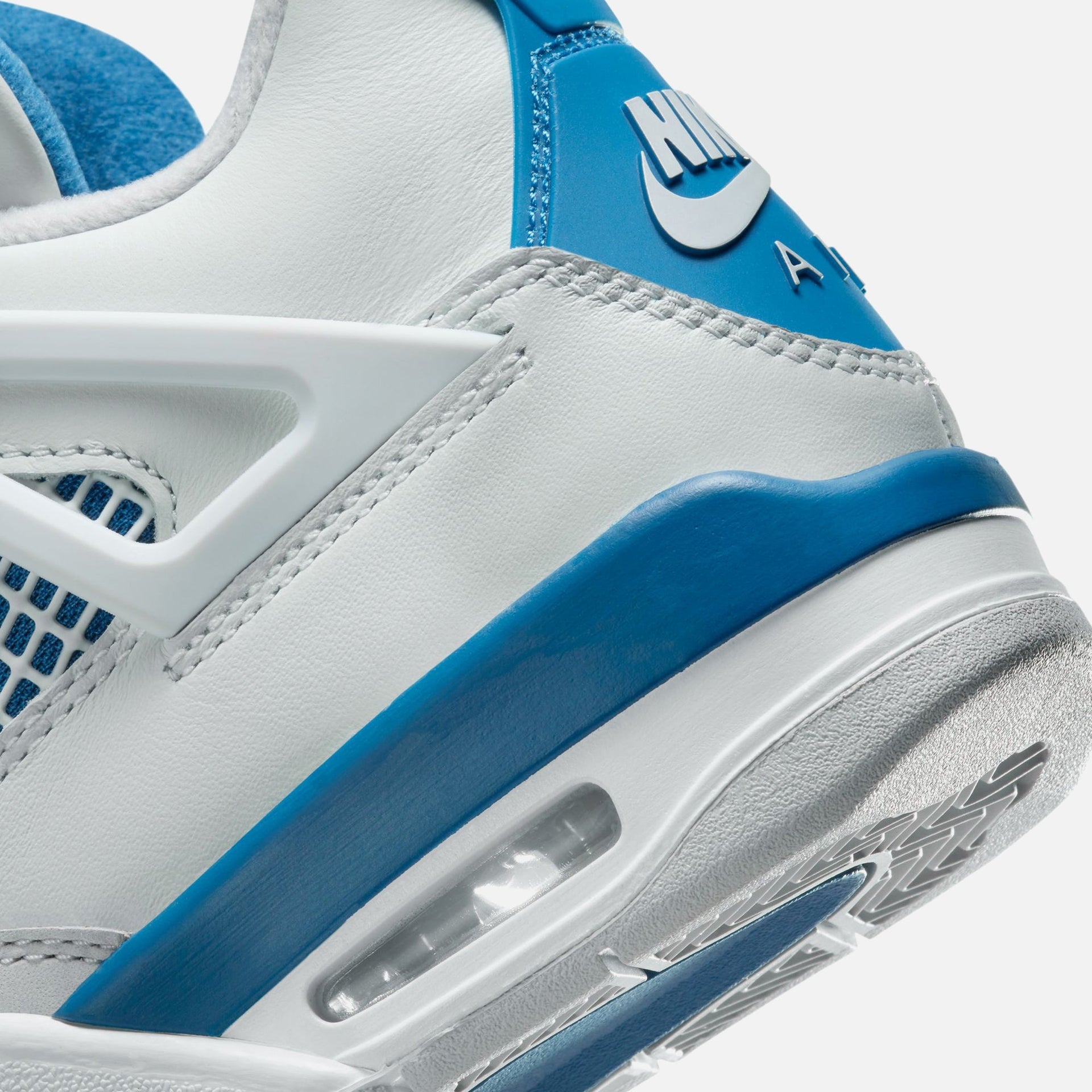 Jordan GS Air Jordan 4 Retro - Off White / Military Blue / Neutral