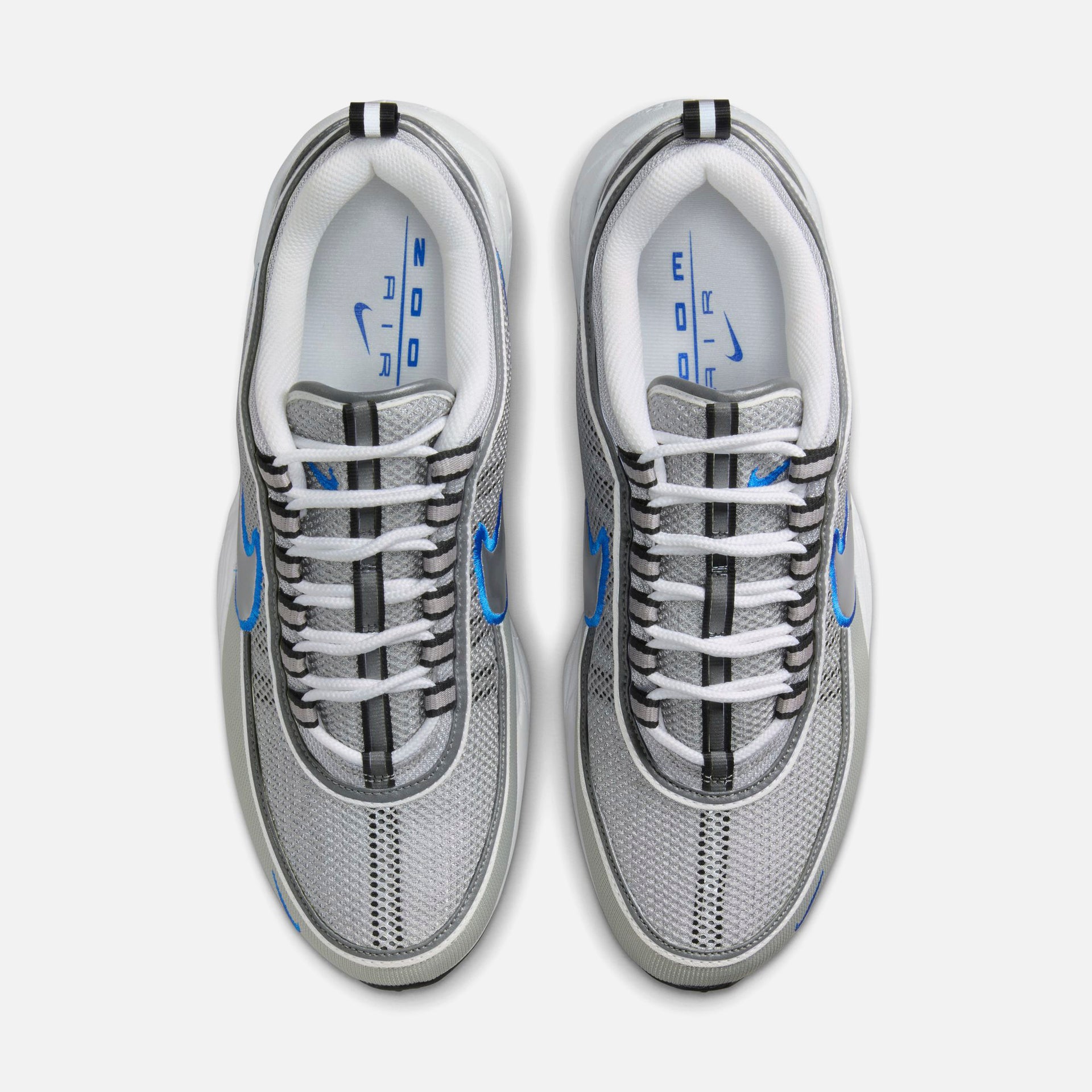 Nike Air Zoom Spiridon - Metallic Silver / Signal Blue