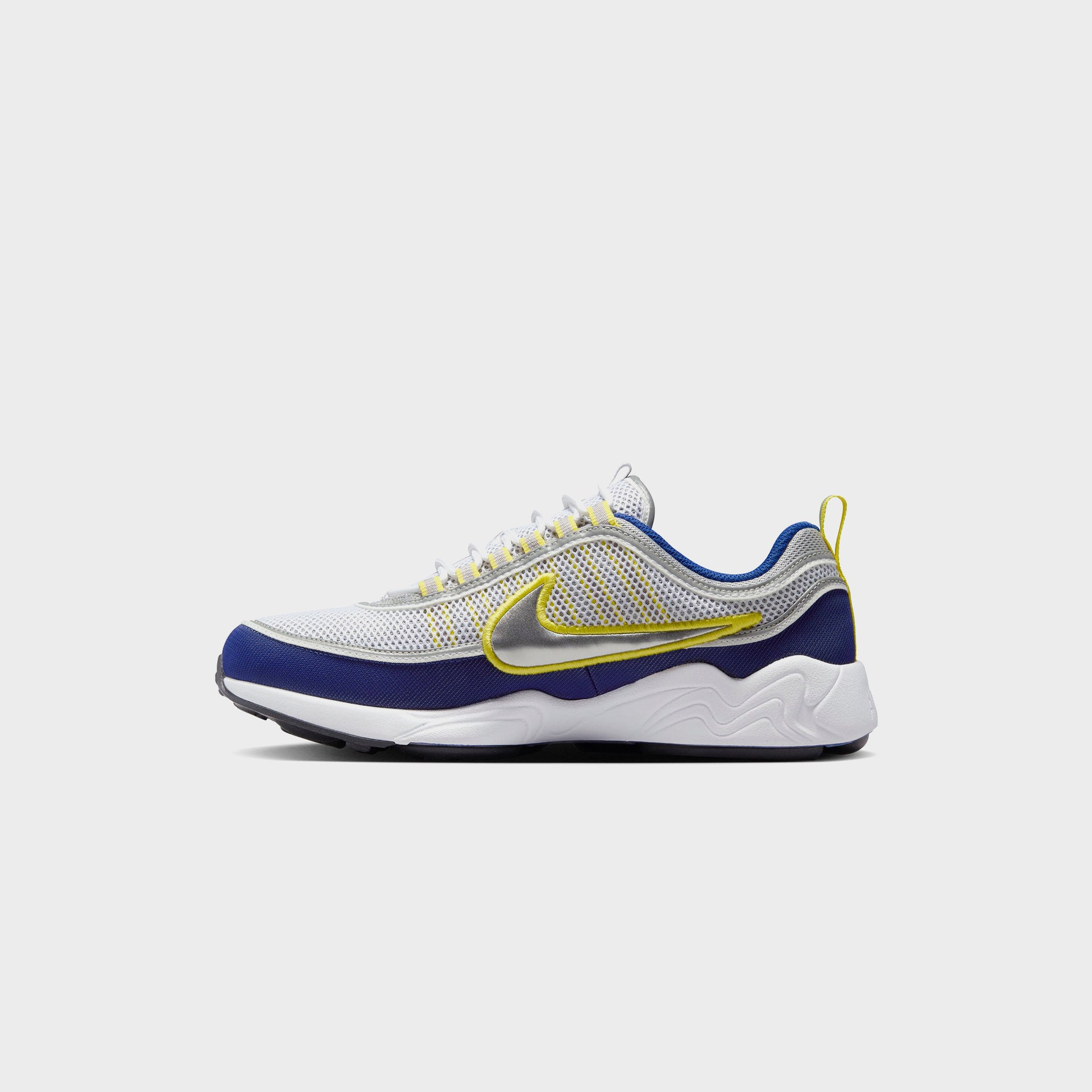 Nike Air Zoom Spiridon SP - White / Metallic Silver / Deep Royal Blue