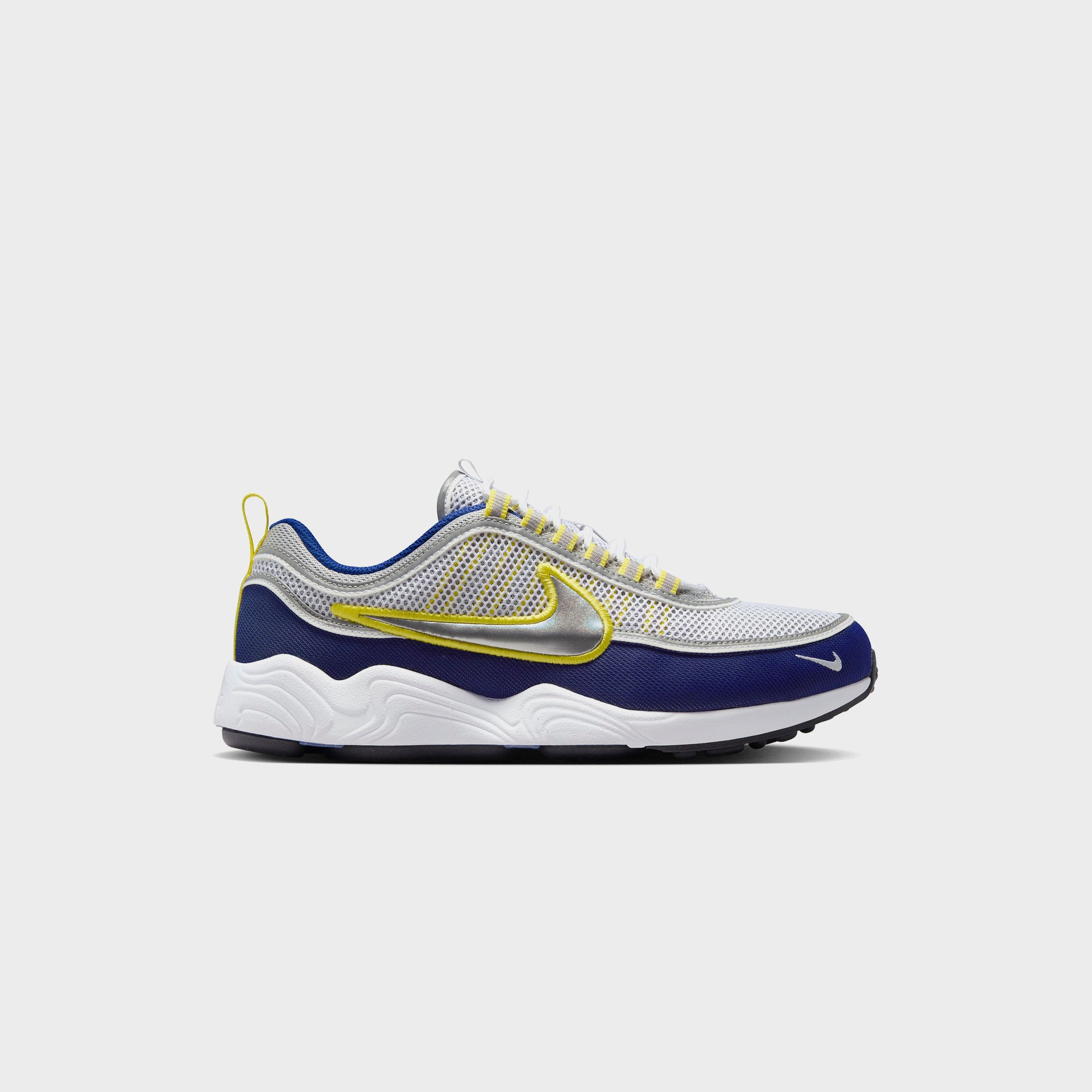 Nike Air Zoom Spiridon SP - White / Metallic Silver / Deep Royal Blue