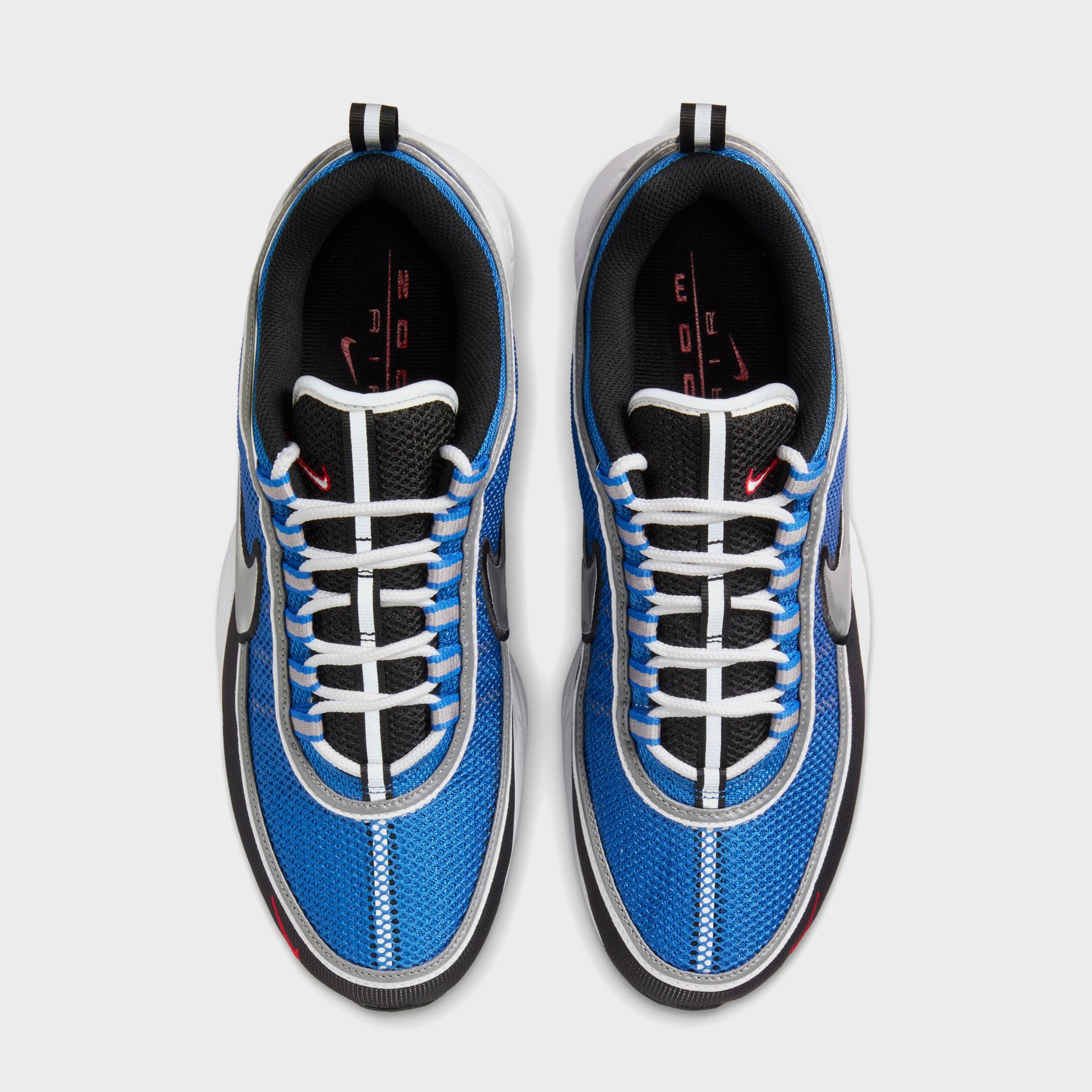 Nike Air Zoom Spiridon - Signal Blue / Metallic Luster / Black / White / University Red