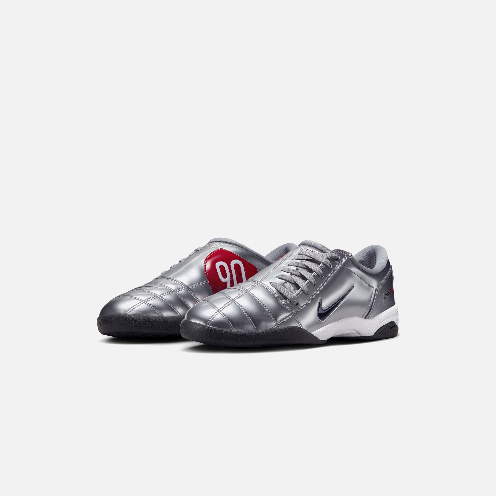 Nike Total 90 III - Metallic Silver / Black / University Red