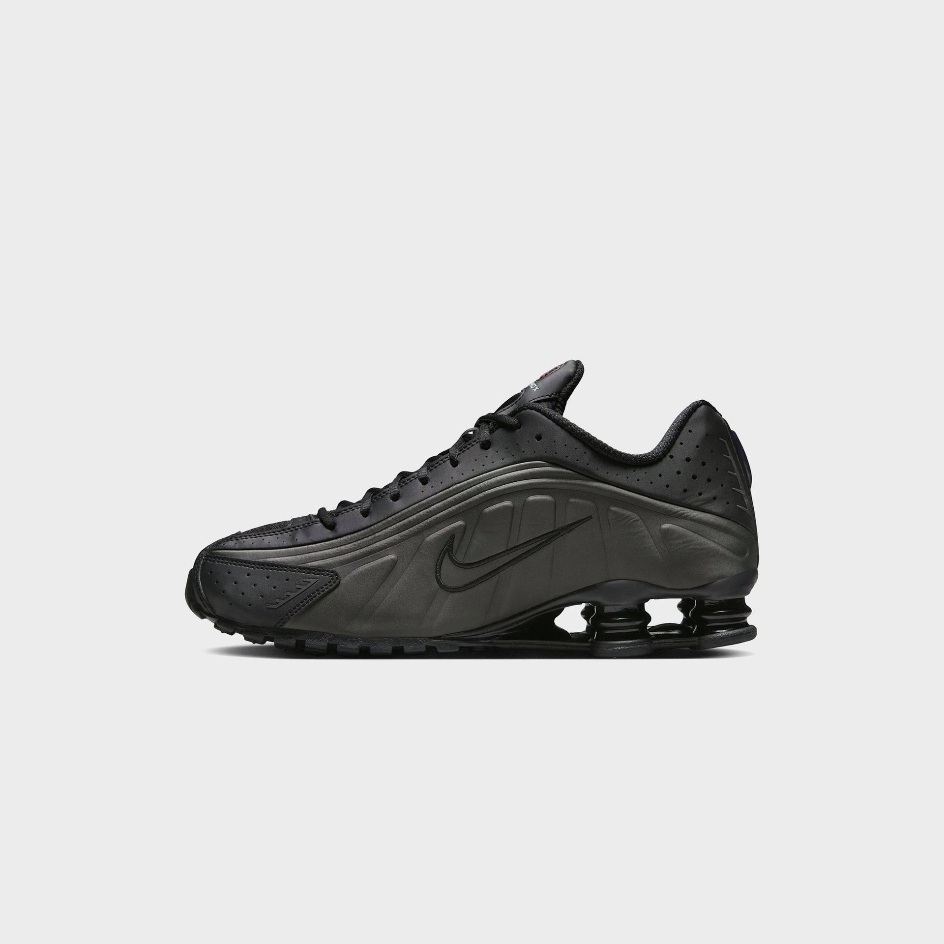 Nike Shox R4 - Black / Black / Black / Bright Crimson