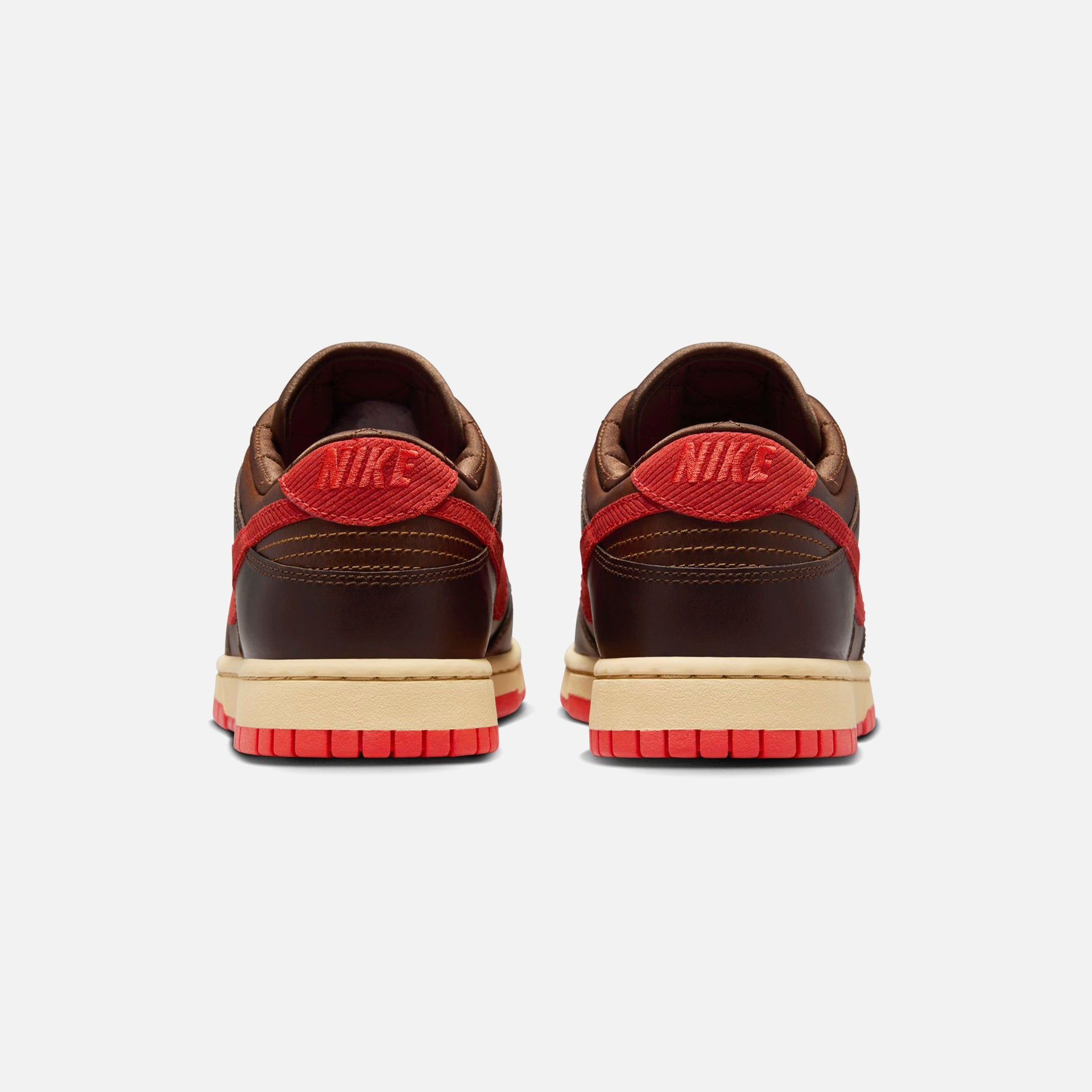 Nike Dunk Low Retro - Light British Tan / Picante Red / Sesame